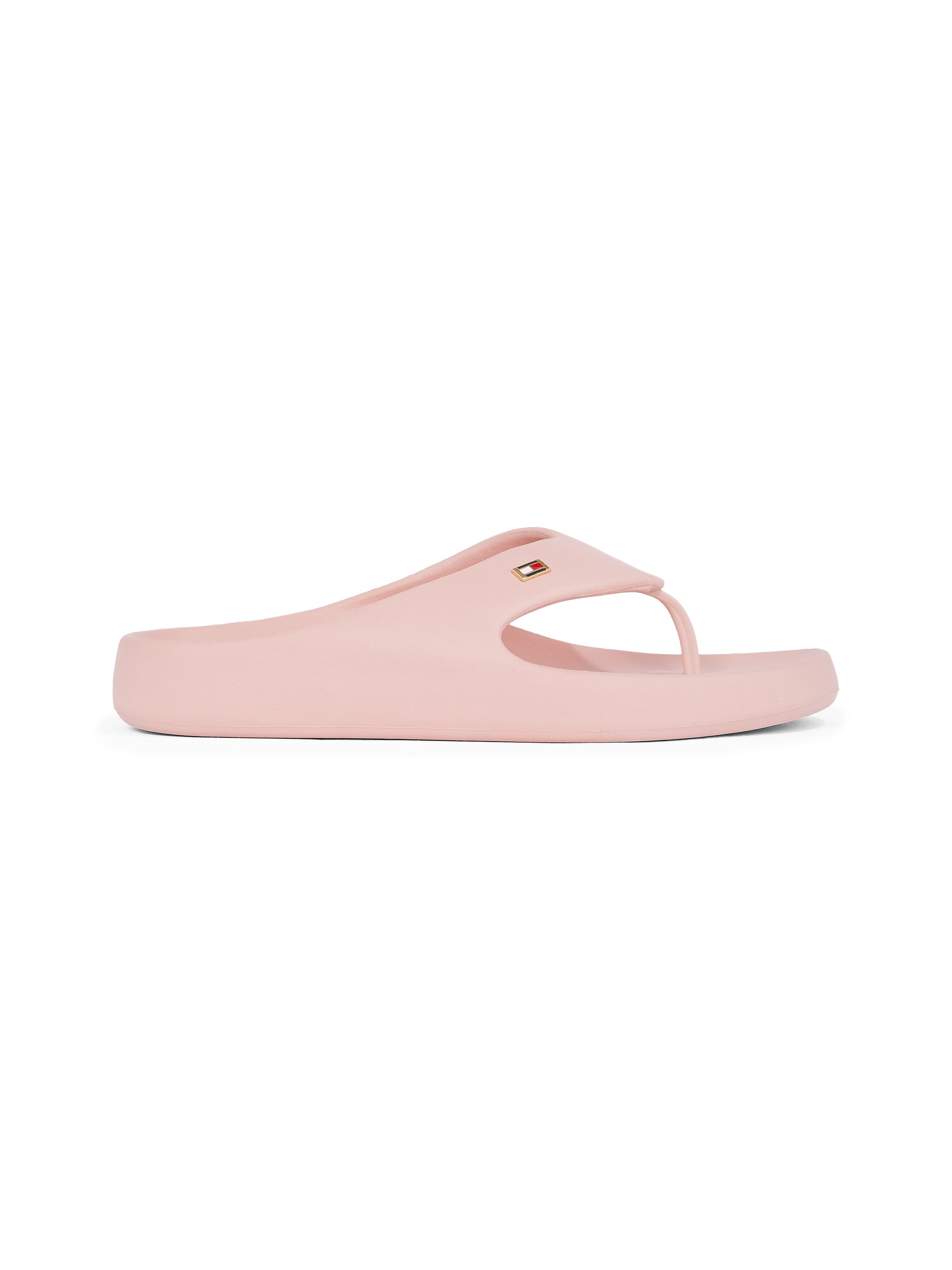 Tommy Hilfiger Teenslippers TH COMFORT BEACH SANDAL , dianette, zomerschoen, comfortabele schoen met kleine logoborduring