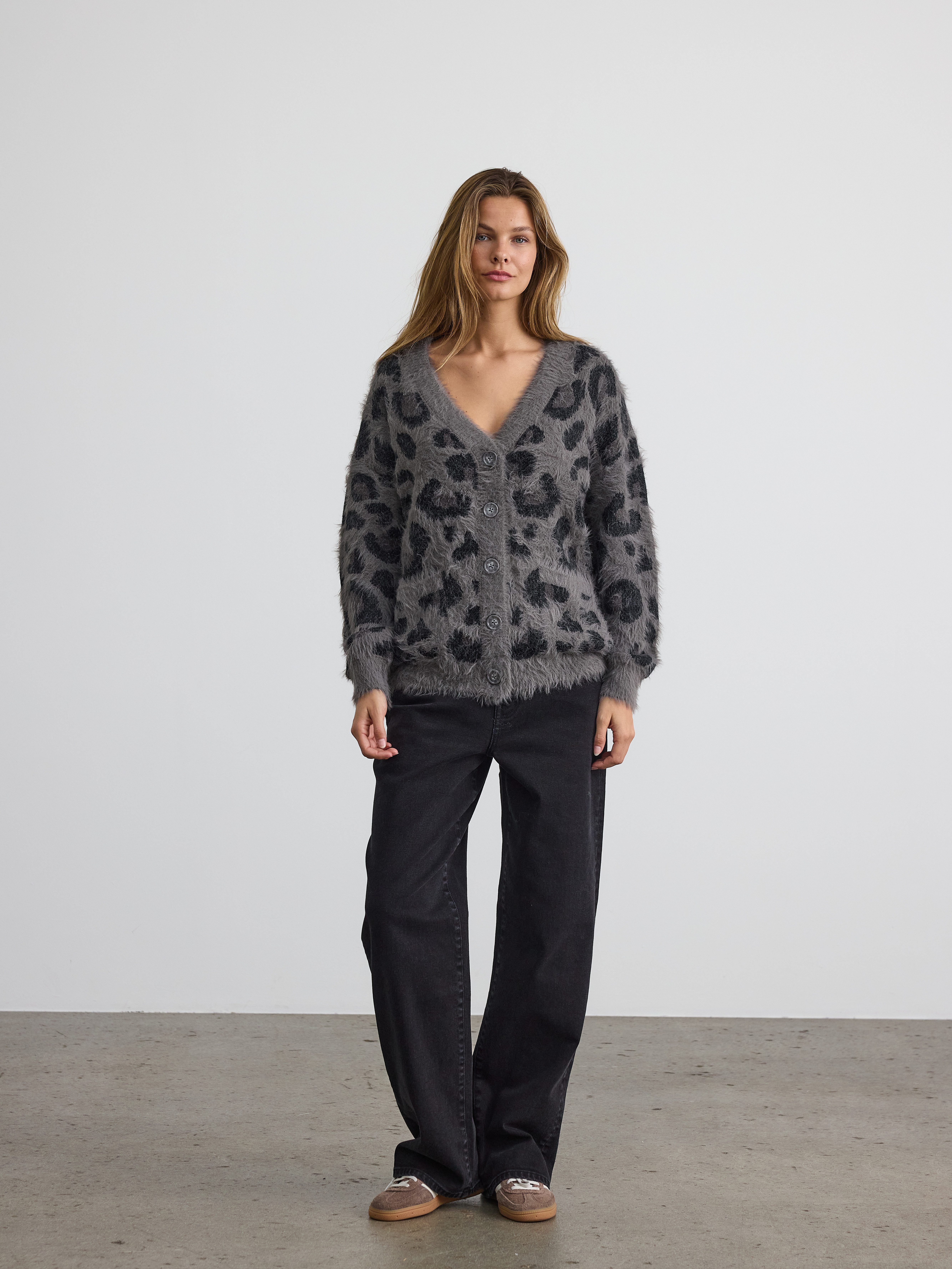 Noisy may Vest NMFLYNN L/S V-NECK KNIT CARDIGAN NOOS