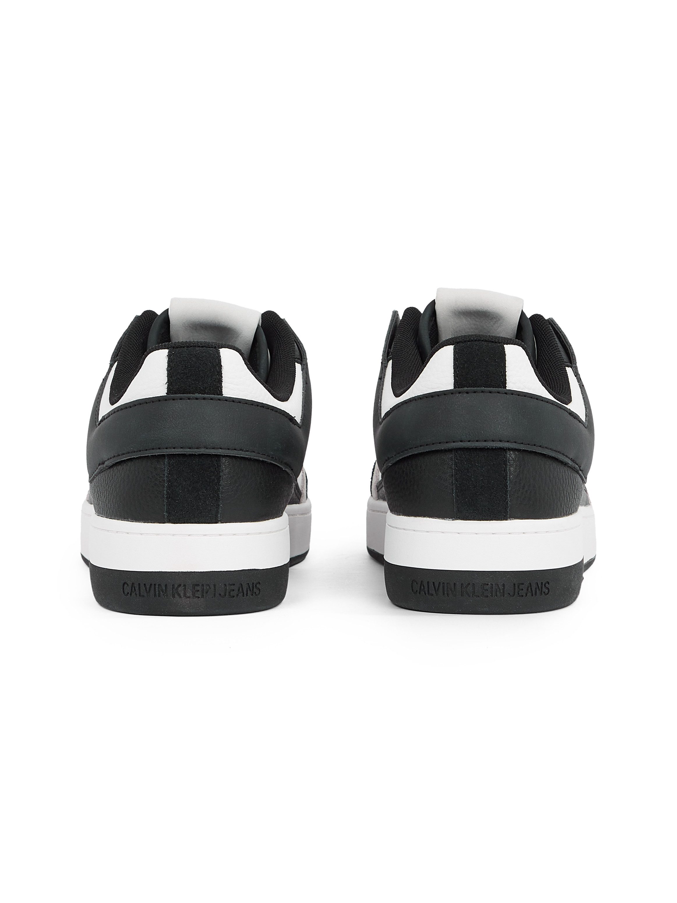 Calvin Klein Sneakers BASKET CUP LOW LACEUP LTH MIX , basket-sneaker, veterschoen, halfschoen, vrijetijdsschoen met ck-logo