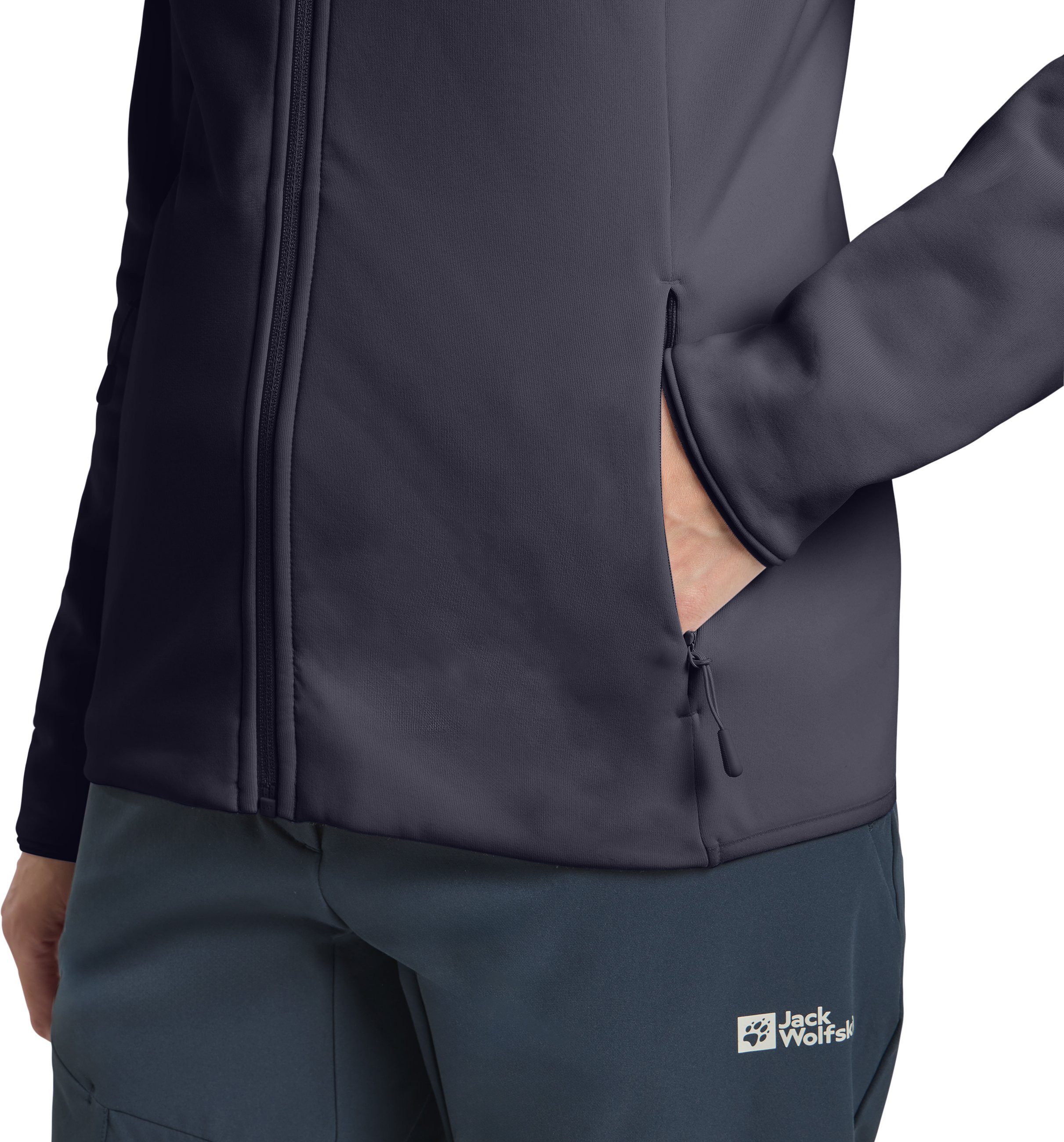 Jack Wolfskin Fleecejack BAISELBERG HOODED FZ W
