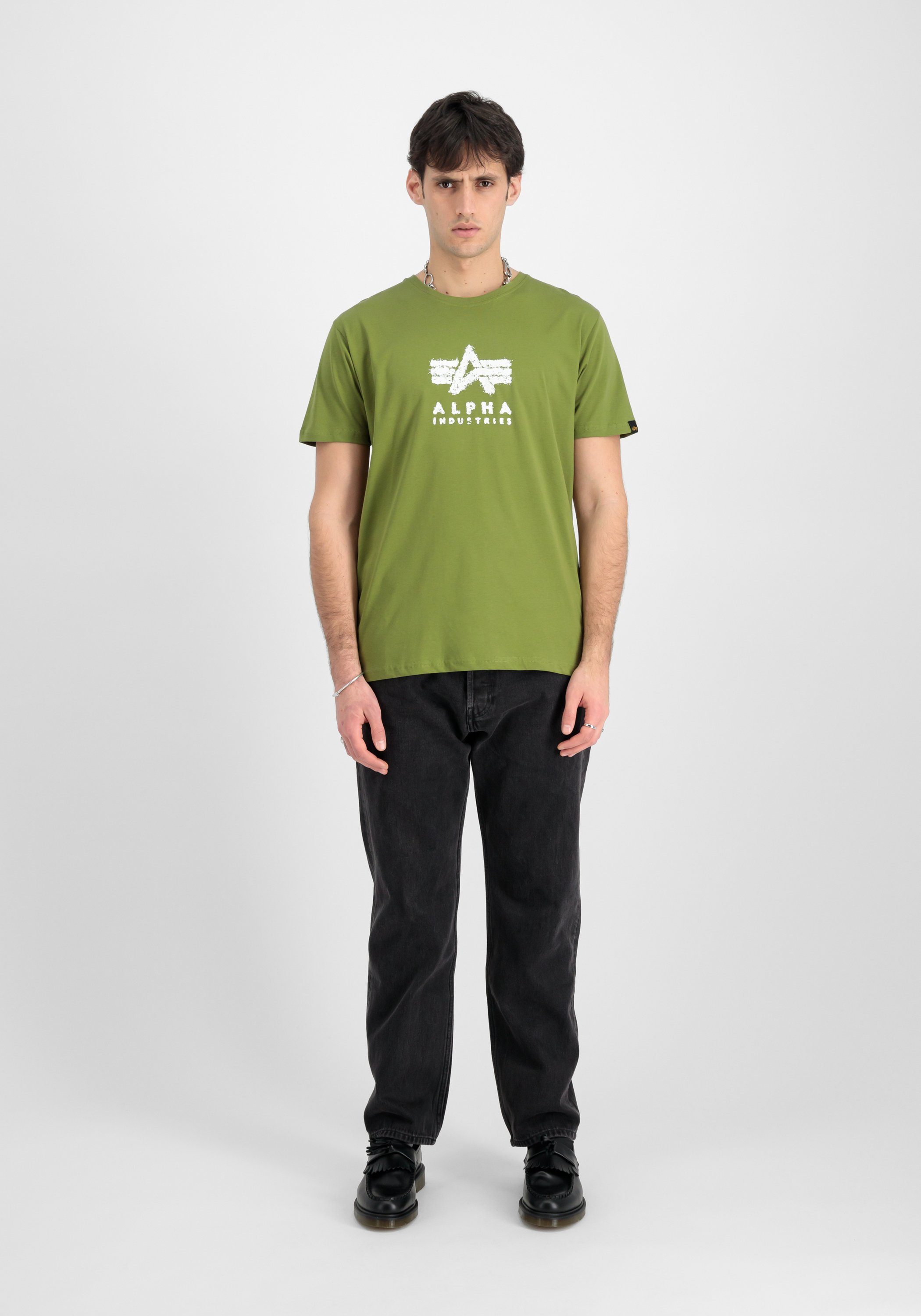 Alpha Industries T-shirt Grunge Logo T-Shirt
