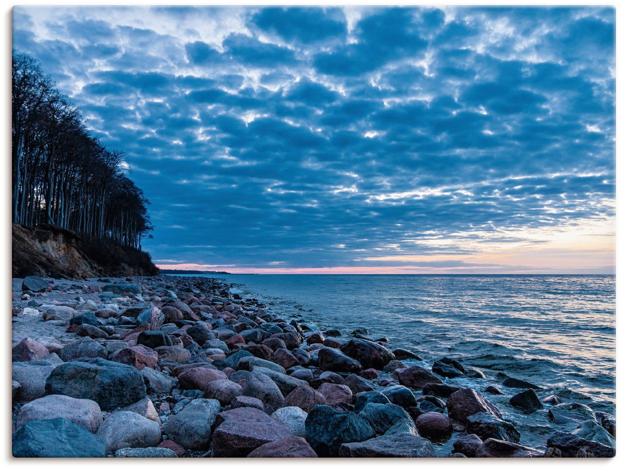 Artland artprint Steine an der Küste der Ostsee