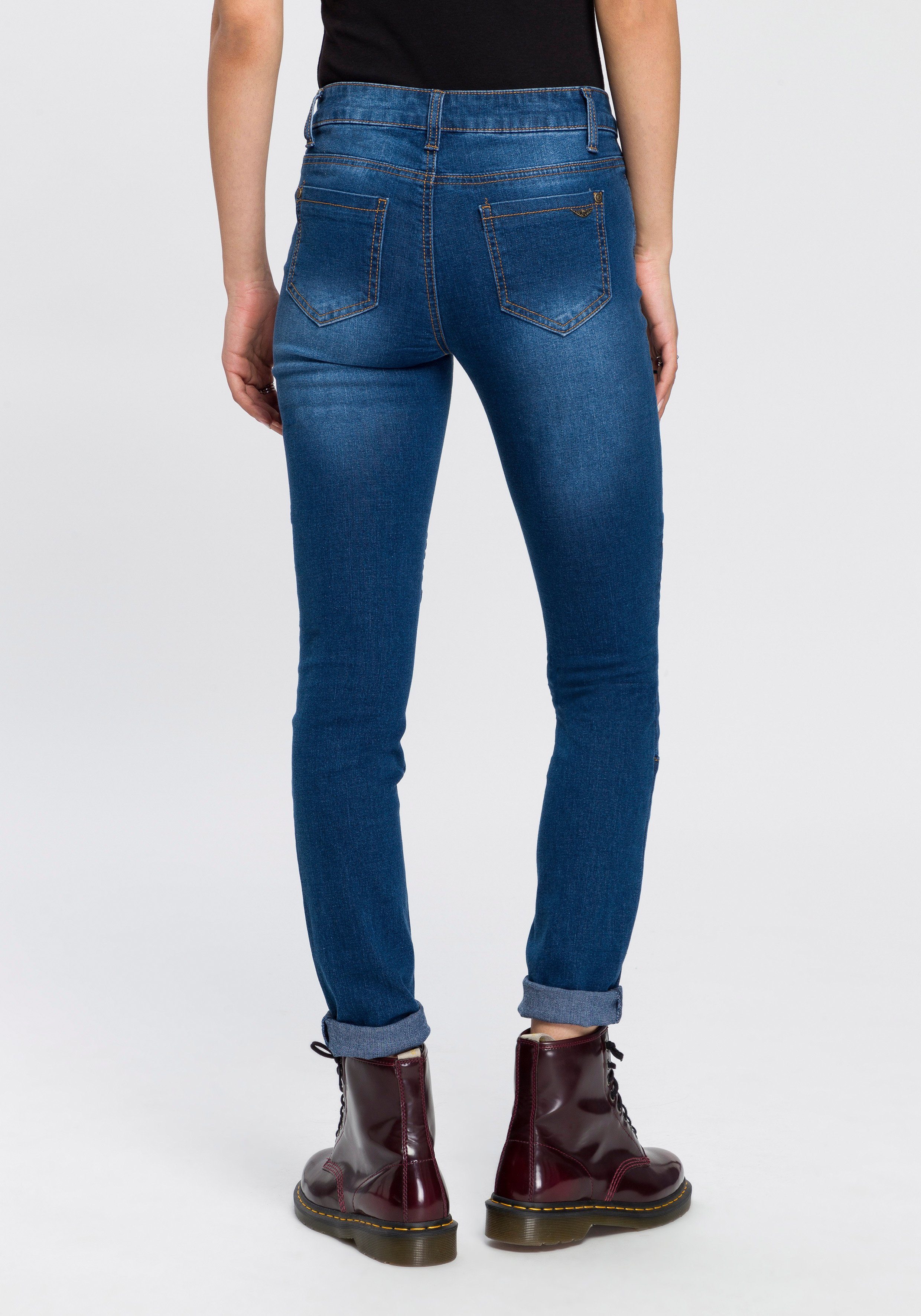 Arizona Skinny fit jeans In biker-look