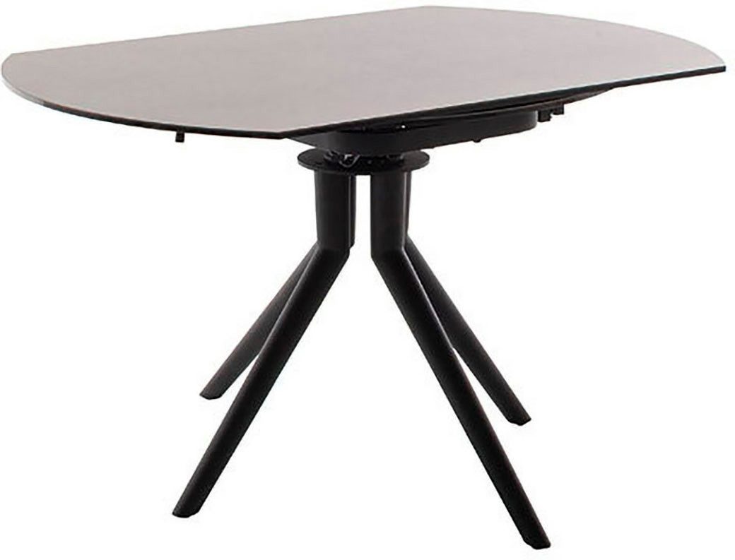 MCA furniture Eettafel RUBIKON vierpoot tafel 90-135 cm Keramiek, metaal, lengteschuif, uittrekbaar, 13 mm