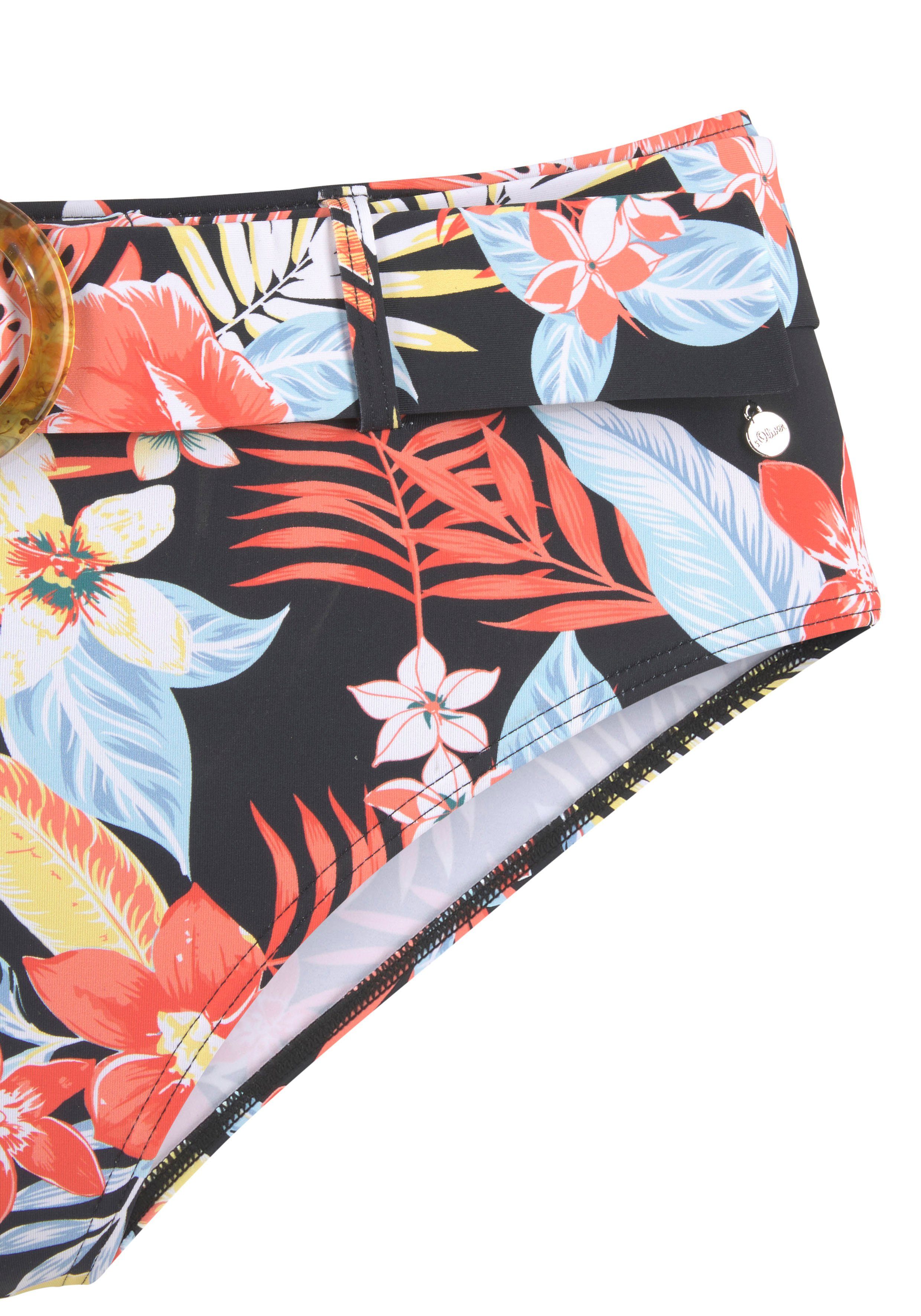 s.Oliver RED LABEL Beachwear Highwaist-bikinibroekje MARIKA met een afneembare riem
