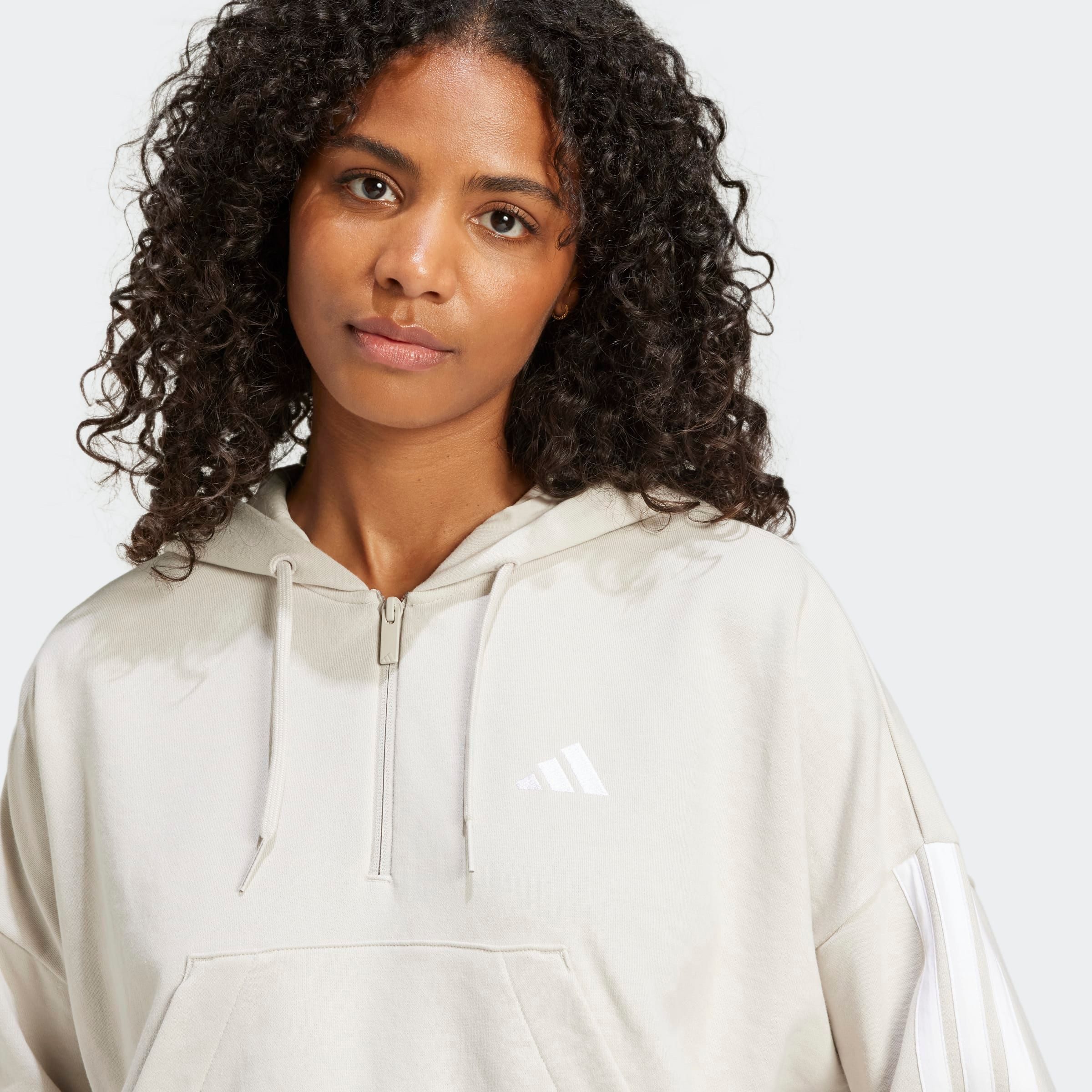 adidas Sportswear Hoodie W 3S FT QZ HD