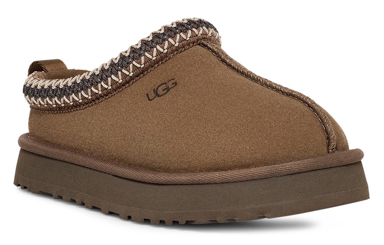 UGG Pantoffels K TAZZ plateau clog, mule, huisschoen met sierbies