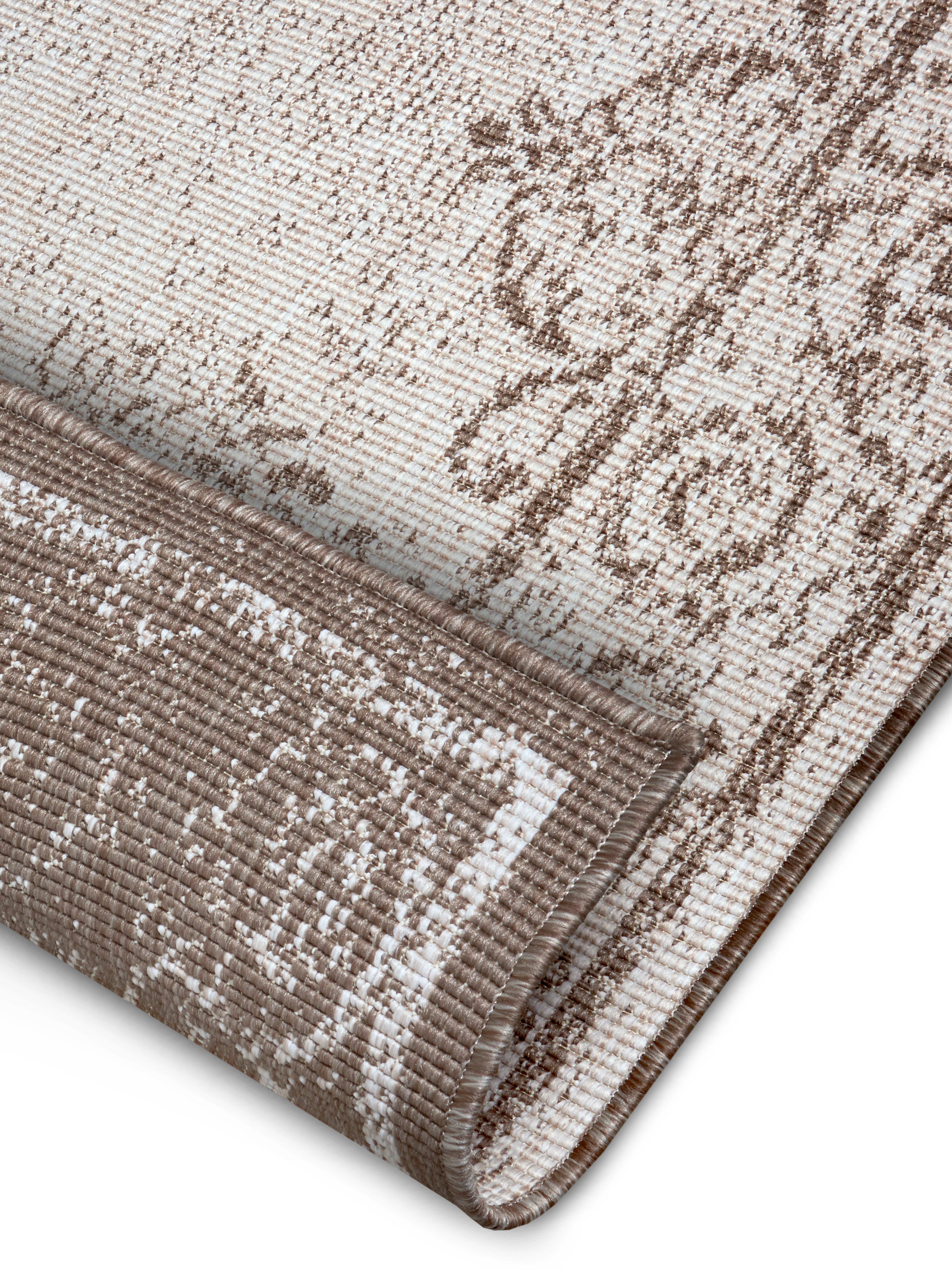 NORTHRUGS Vloerkleed CEBU tweezijdig te gebruiken kleed In- & outdoor, weerbestendig, balkon, woonkamer, waterbestendig, oriëntaals