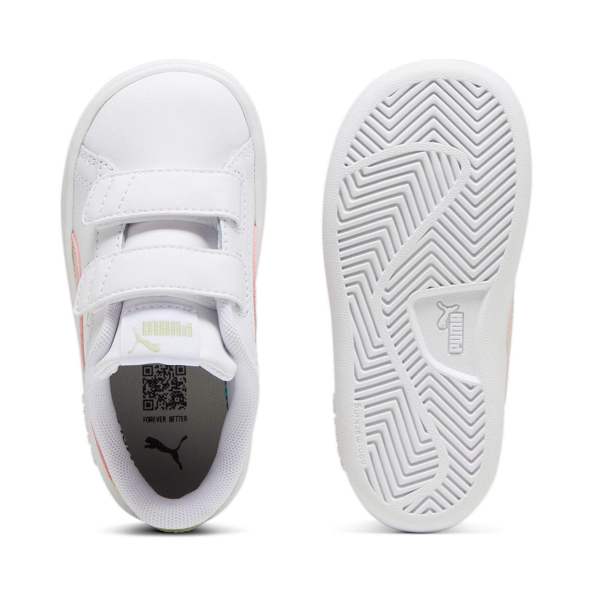 PUMA Sneakers SMASH 3.0 L V INF voor baby’s met klittenbandsluiting