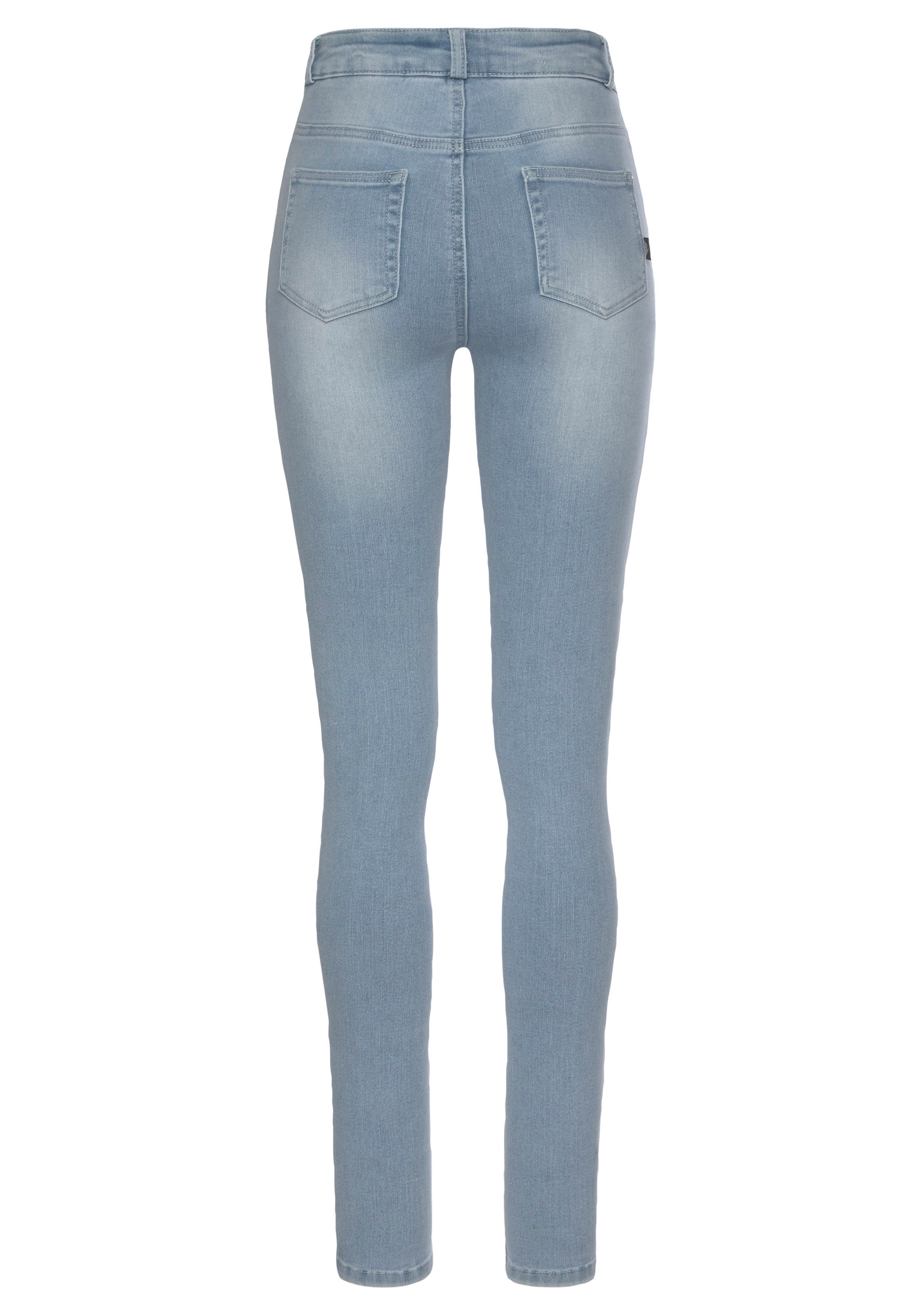 Arizona Skinny fit jeans Ultra Soft hoge taille, lang, van katoen, polyester en elastaan