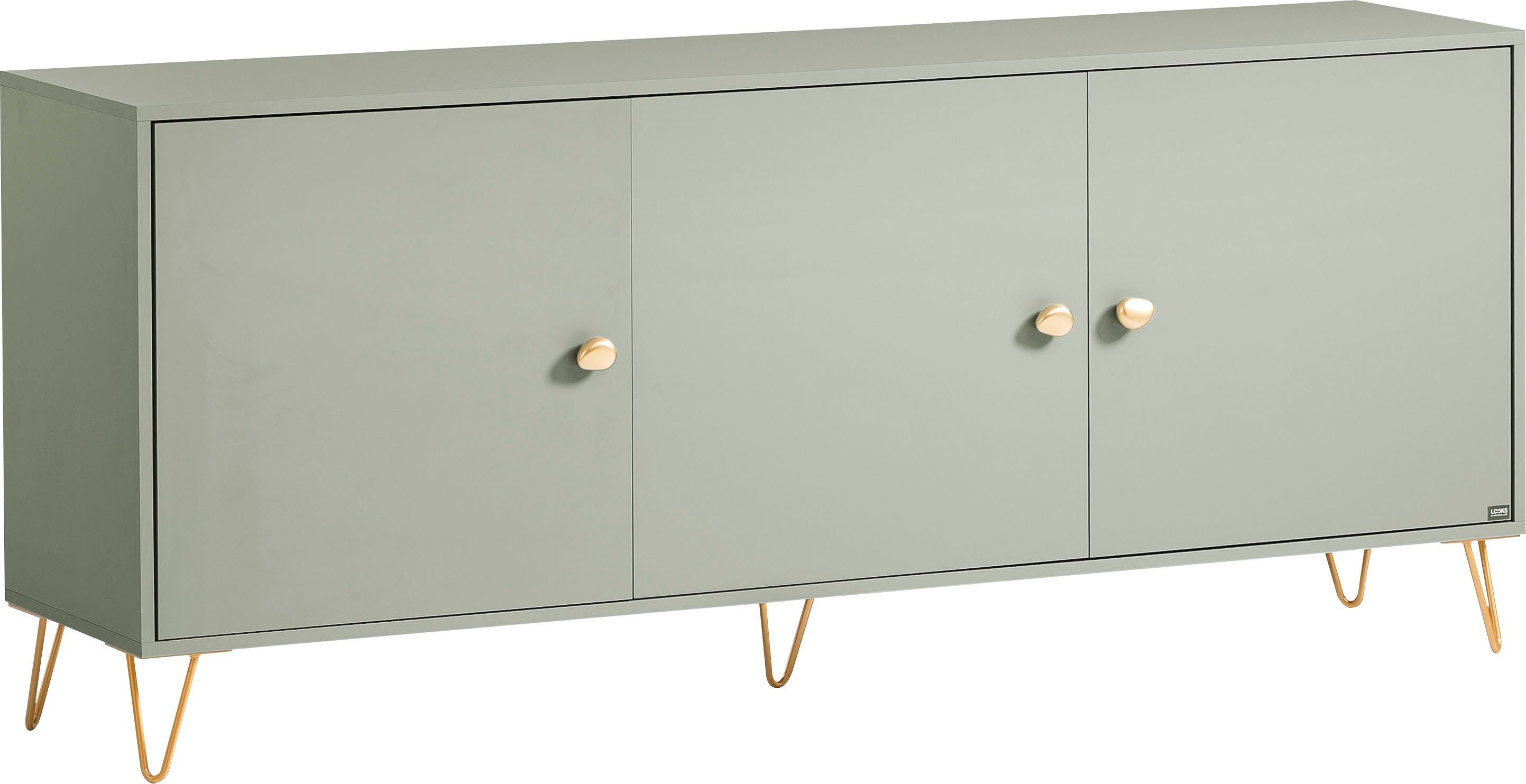 LOOKS BY WOLFGANG JOOP Tv-meubel Looks Organic Met hoogwaardig metalen beslag en soft-closescharnieren