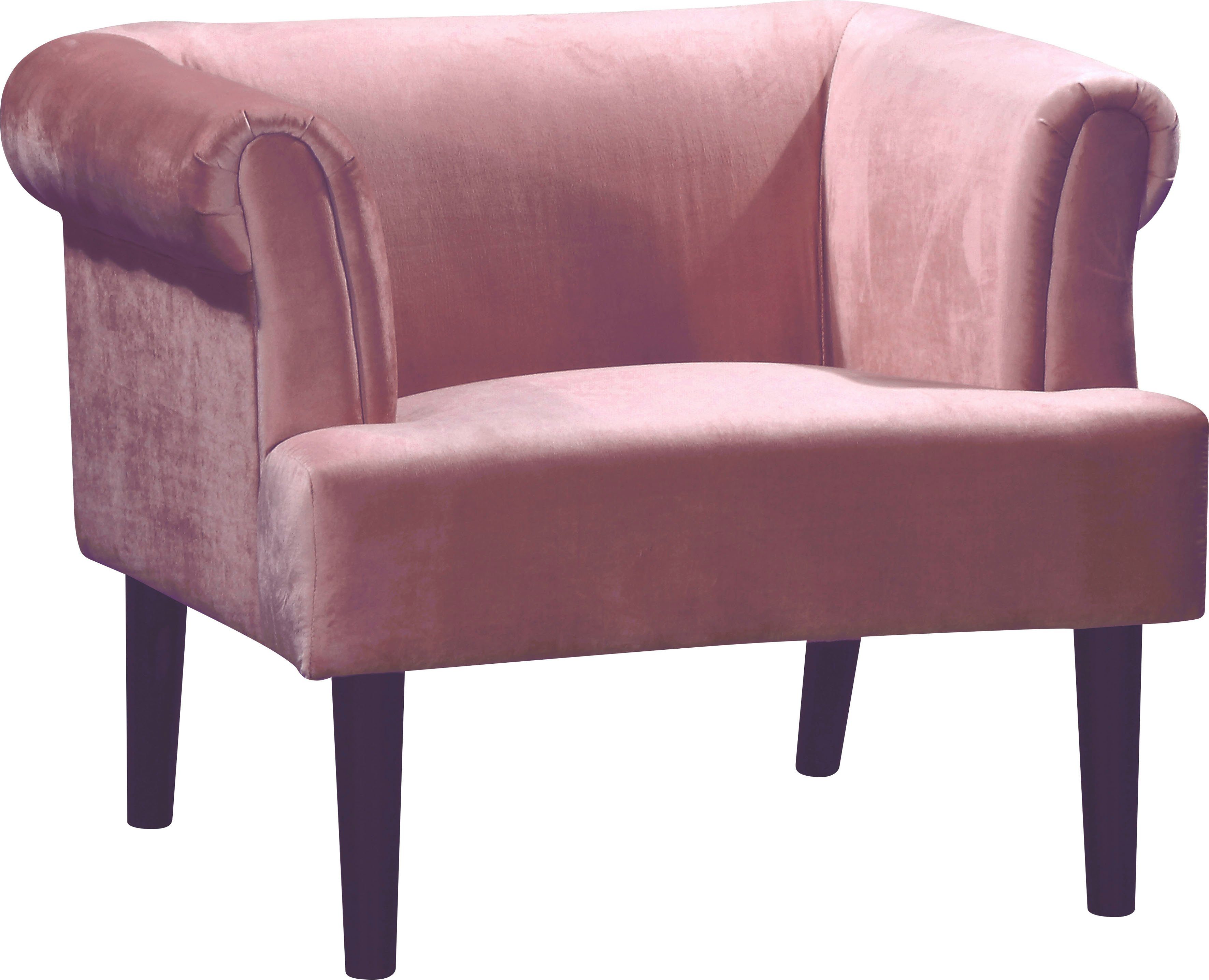 ATLANTIC home collection Fauteuil Charlie Loungestoel met golfvoet