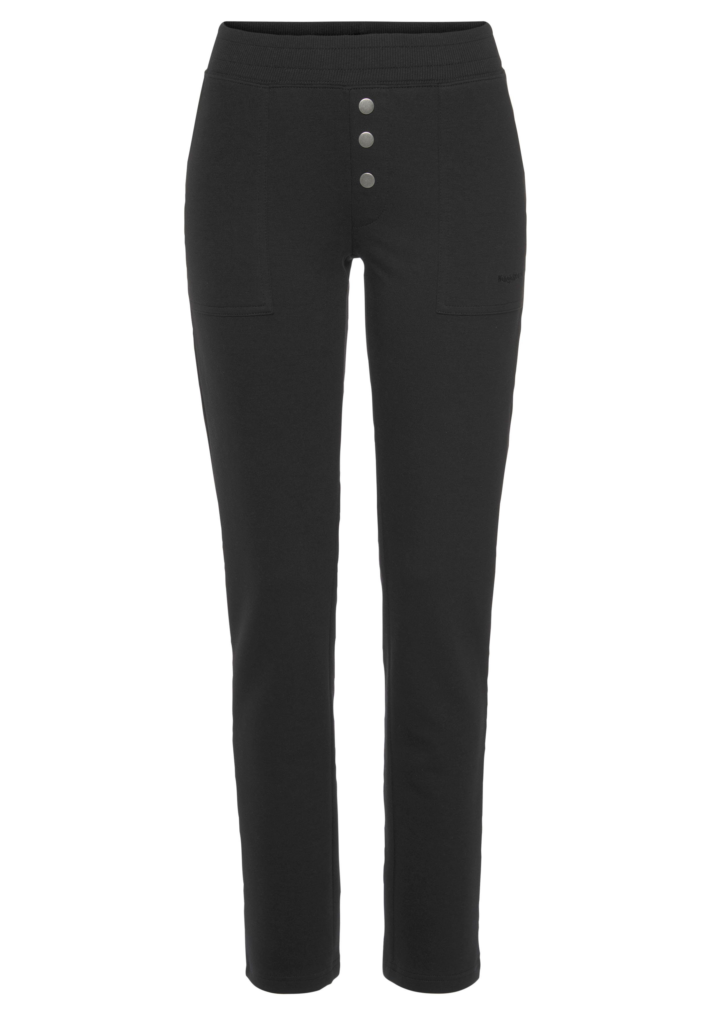 KangaROOS Relaxbroek met decoratieve knopen, loungepak
