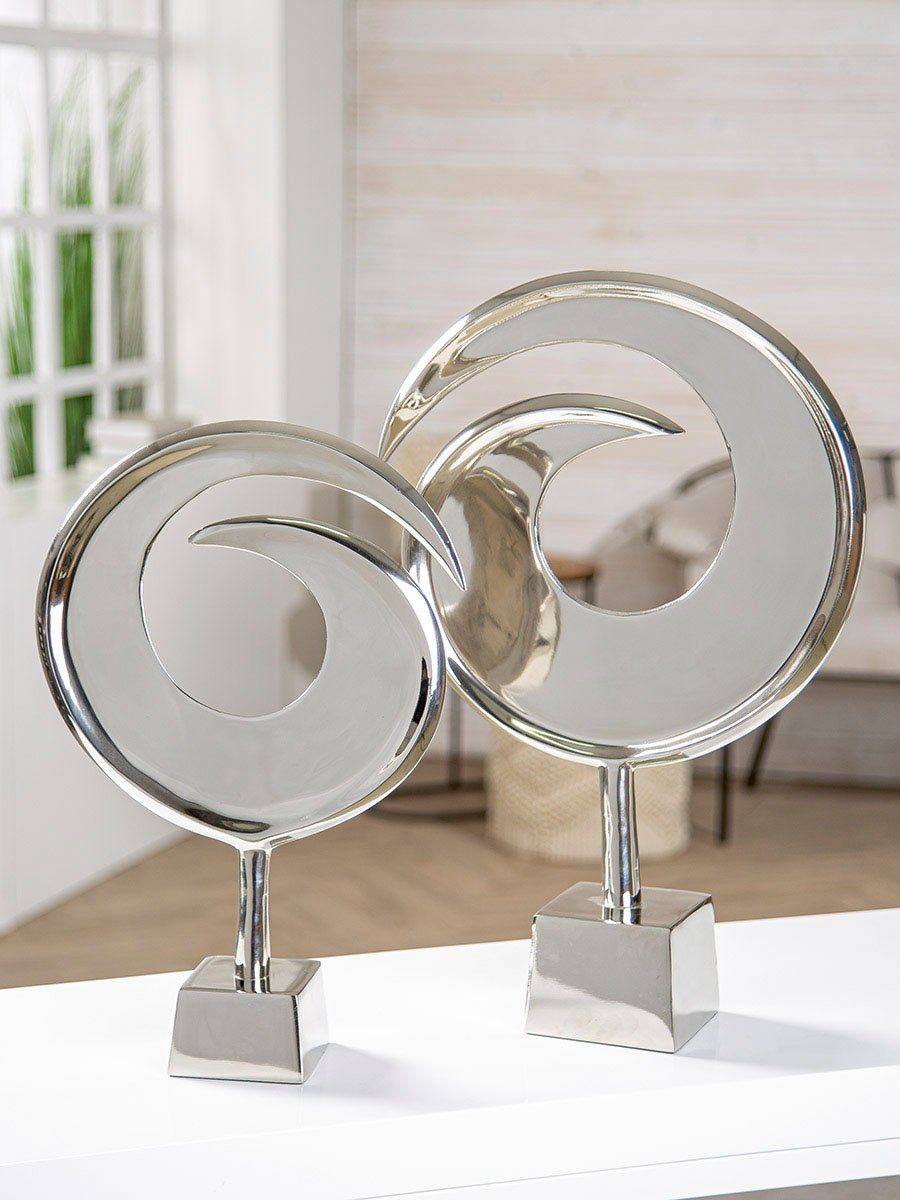 GILDE Decoratief figuur Sculptuur Swirl (1 stuk)