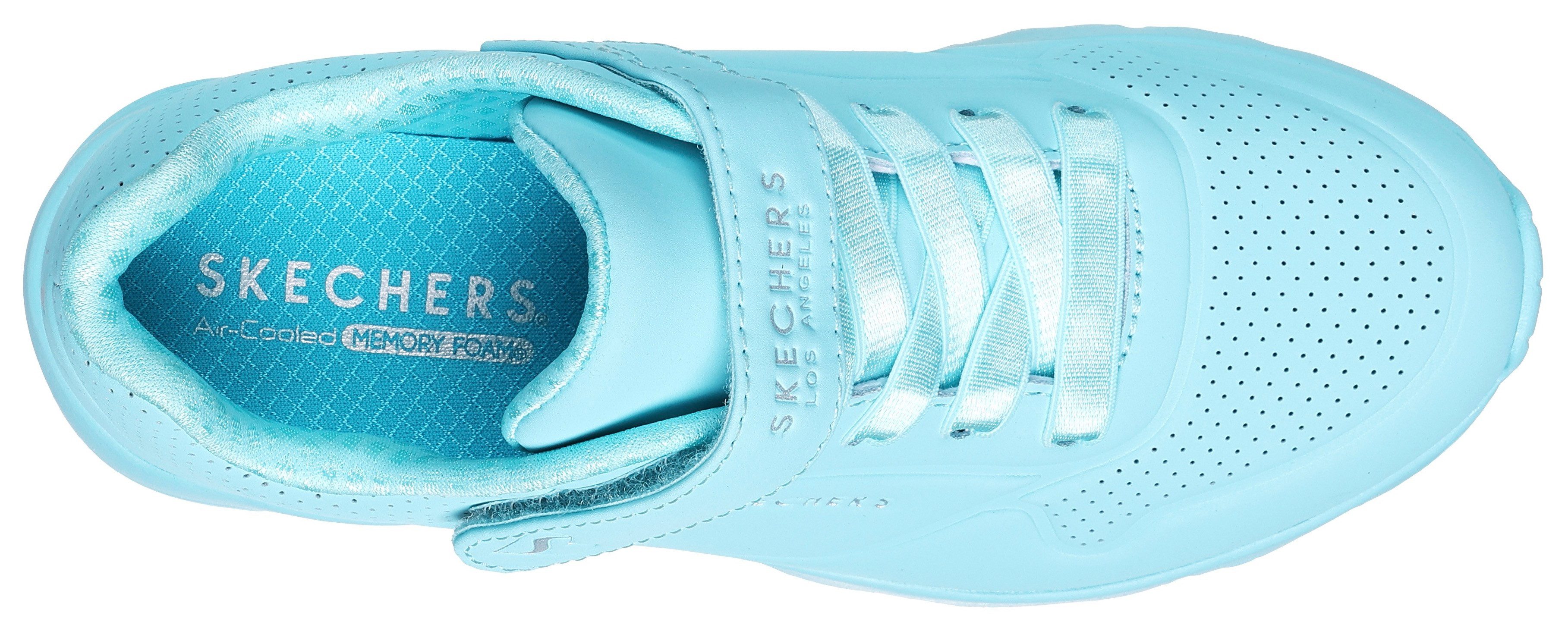 Skechers Sneakers UNO LITE Plateausneaker, retro sneaker, klittenbandschoen in monochrome look