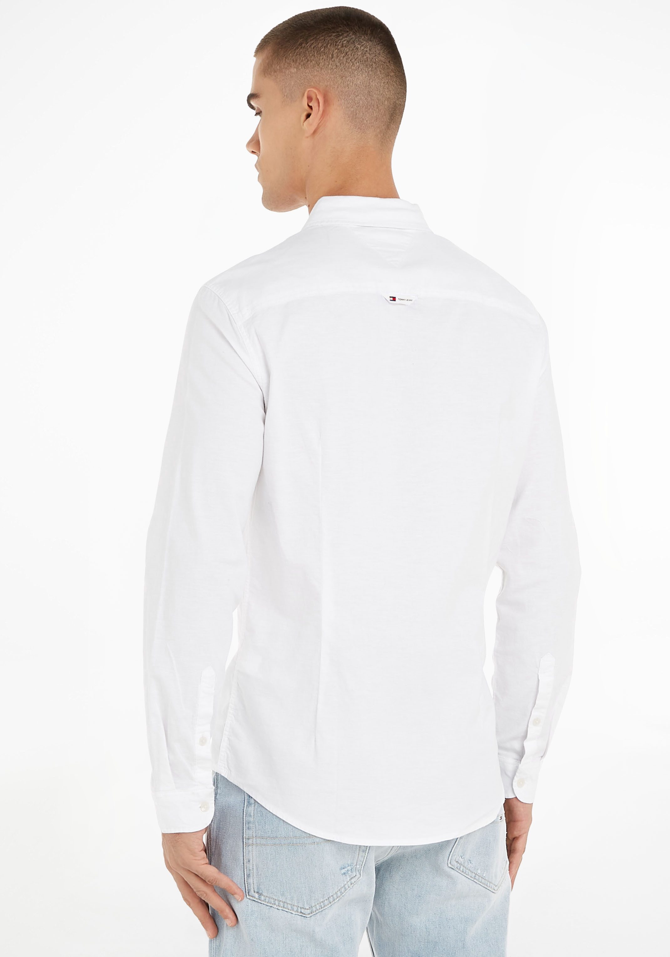 TOMMY JEANS Overhemd met lange mouwen TJM SLIM STRETCH OXFORD SHIRT