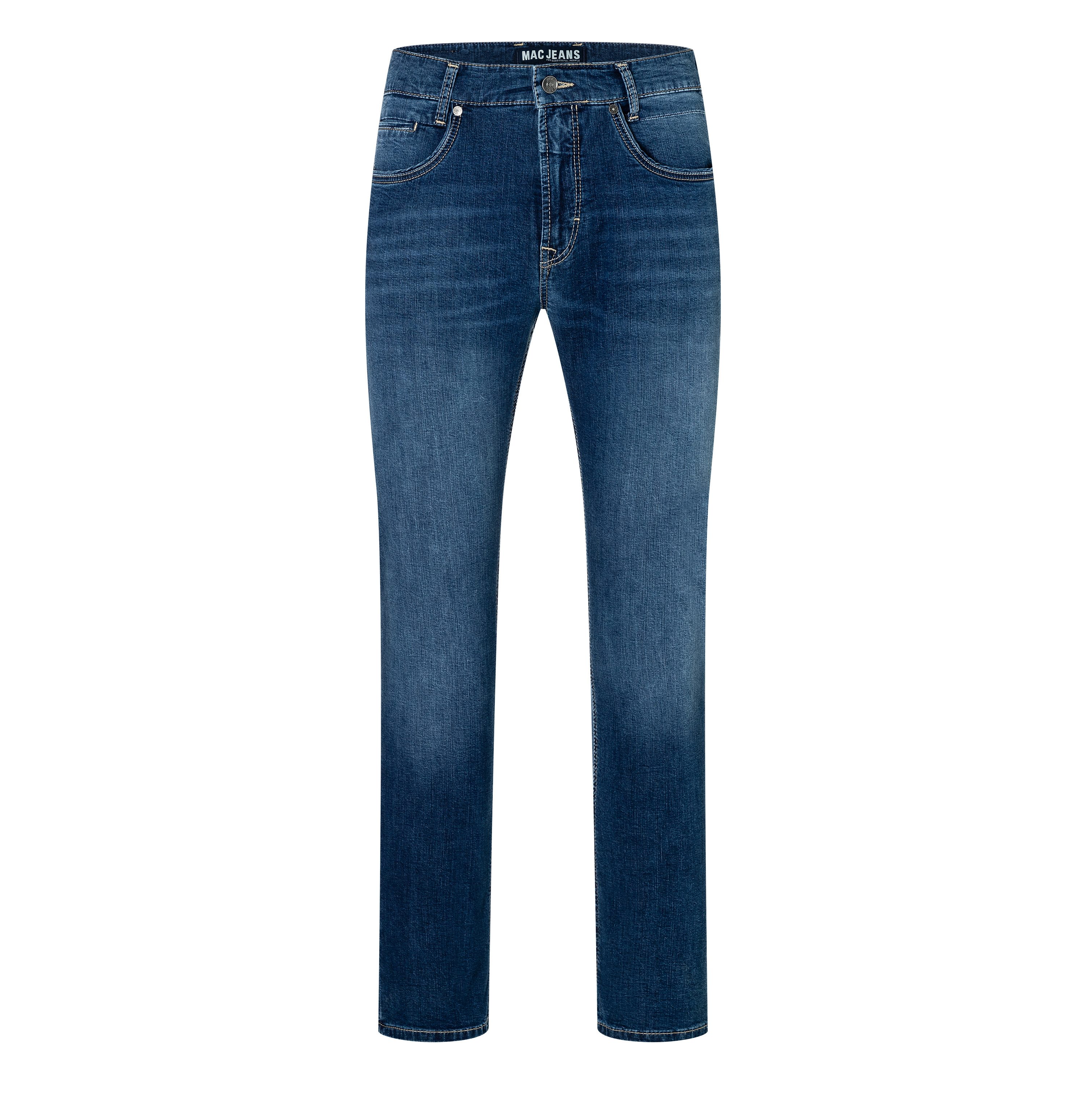 MAC Slim fit jeans Arne-Pipe light smalle figuuraccentuerende snit
