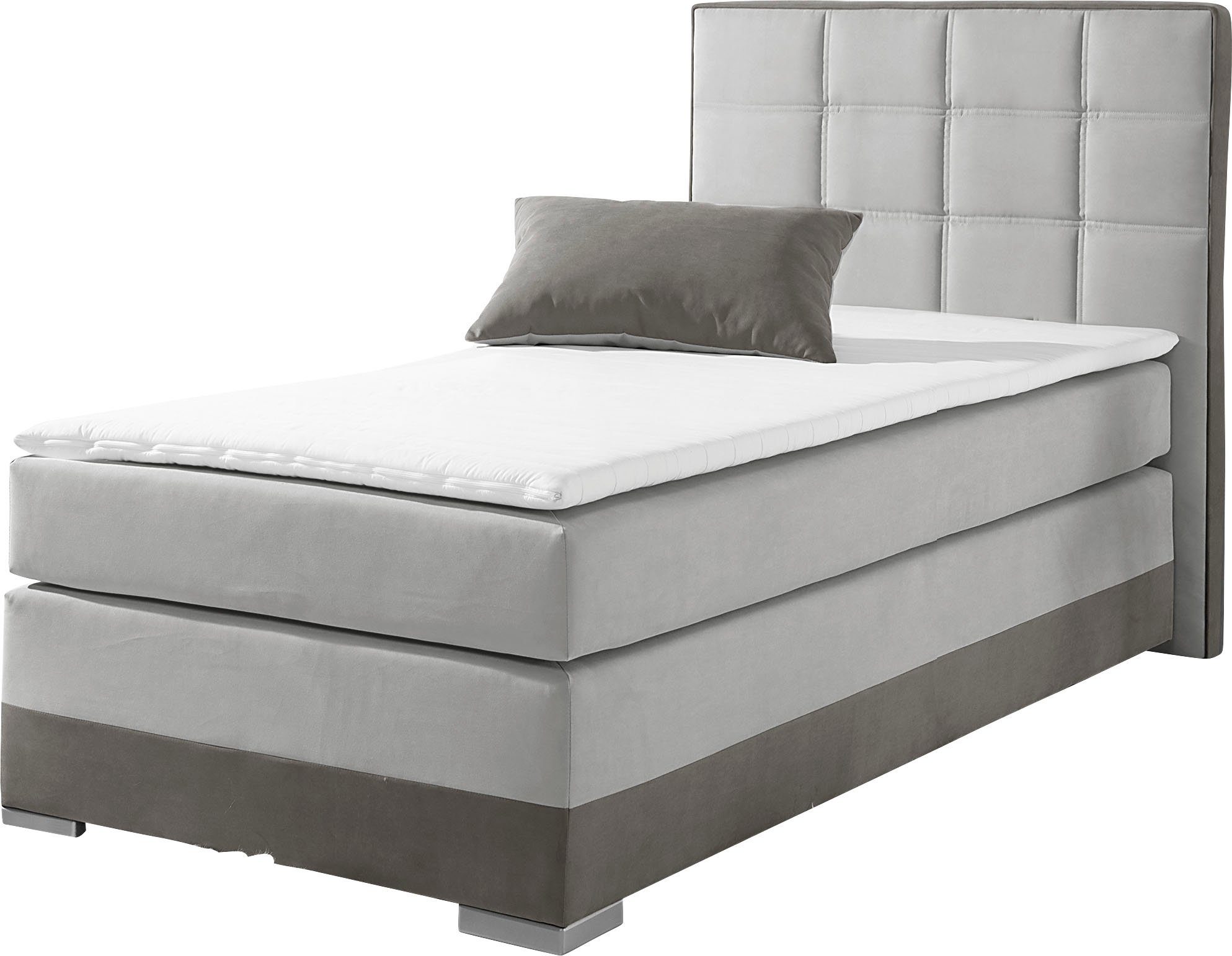 INOSIGN Boxspring inclusief topmatras en tweezijdig te gebruiken kussen