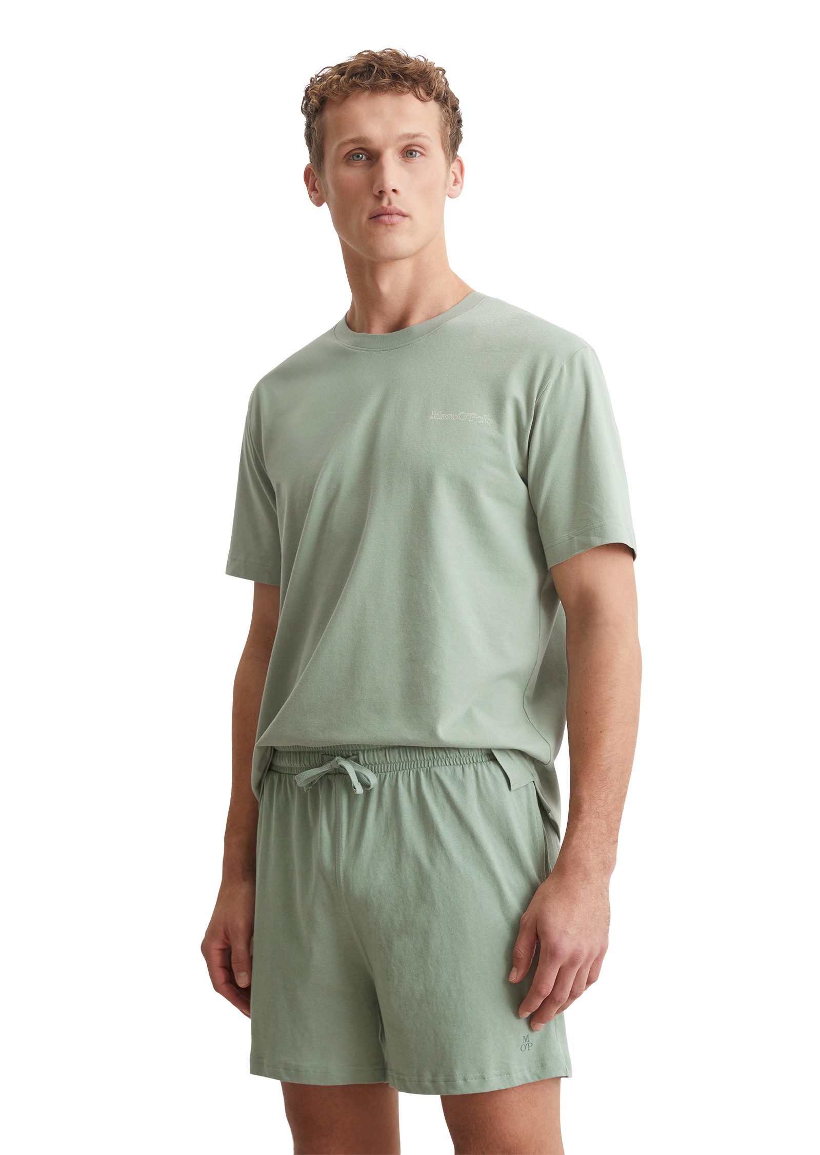 Marc O'Polo Short Mix & Match Cotton heren bermuda broeken maat M blauw
