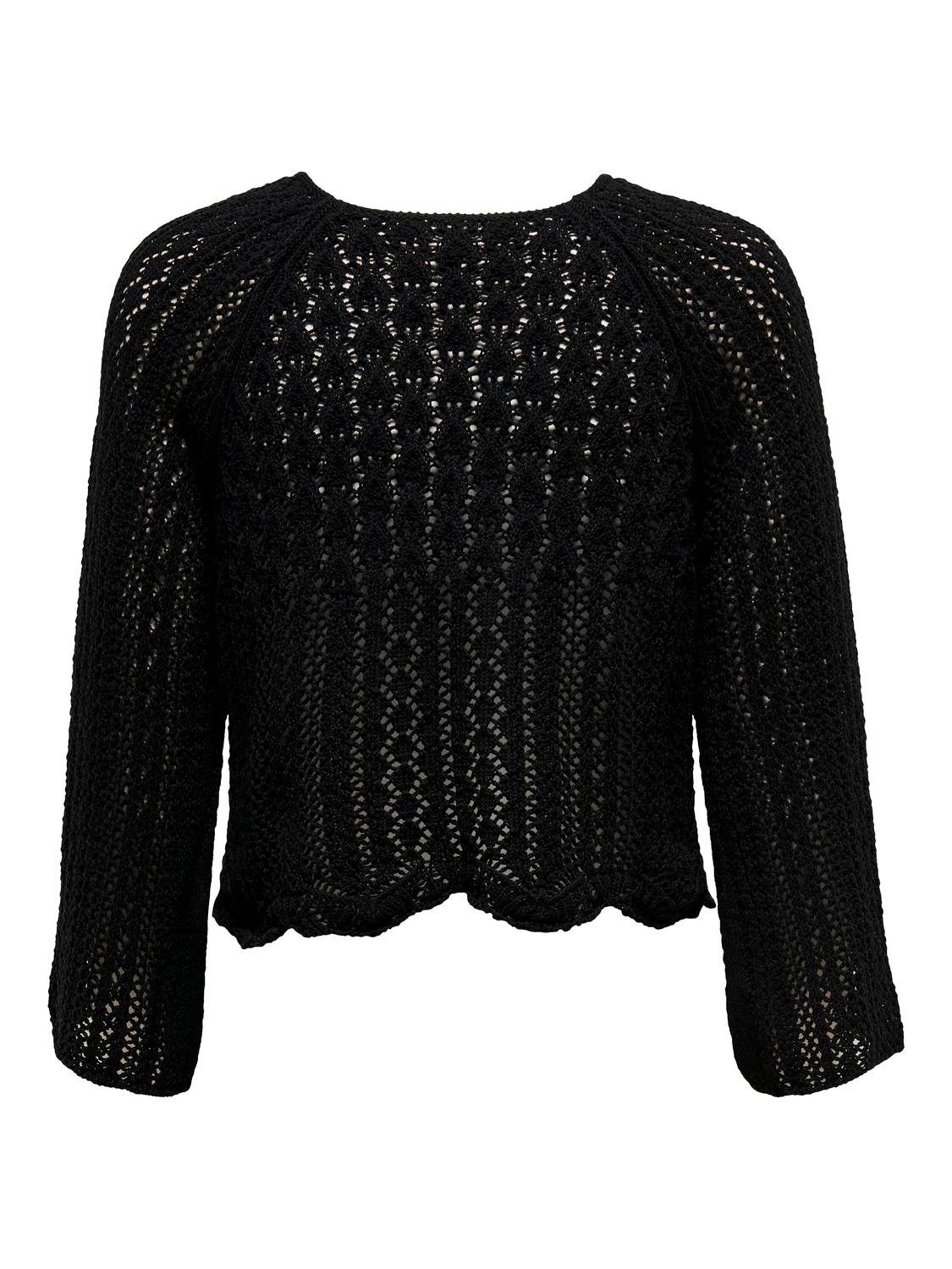 Only Trui met ronde hals ONLNOLA LIFE 3/4 PULLOVER KNT NOOS
