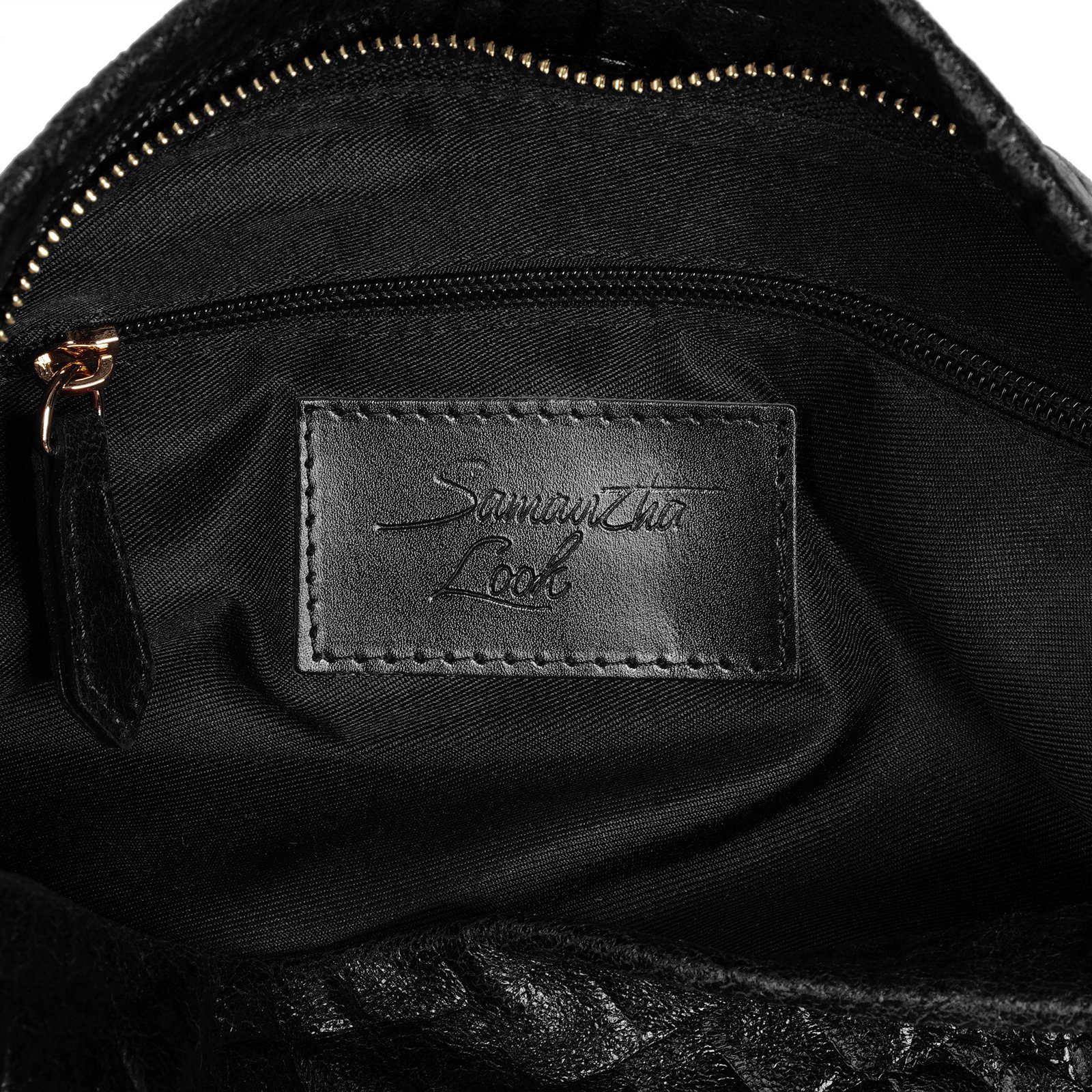 Samantha Look Schoudertas echt leer, made in italy