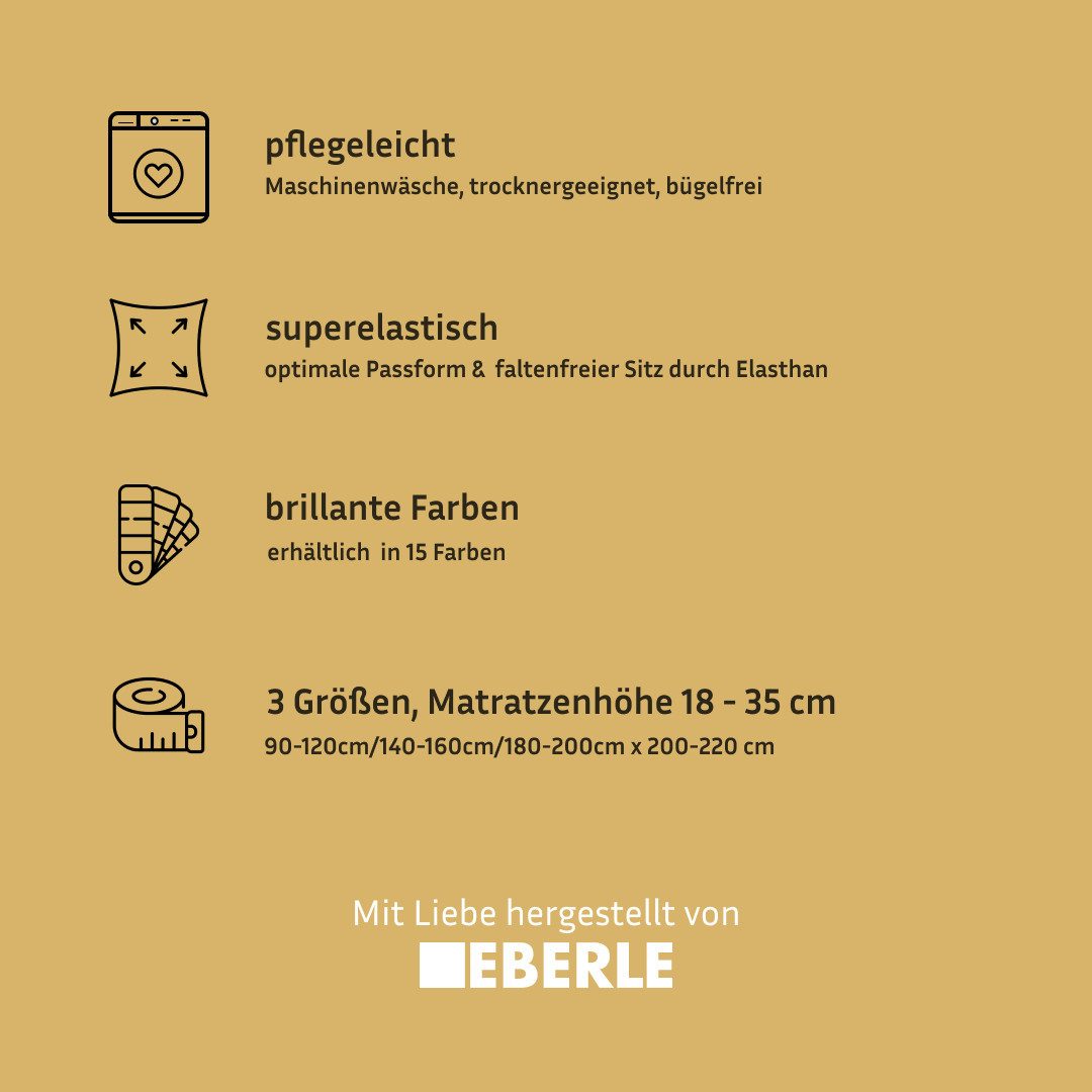 bellana Hoeslaken Jersey-elastaan deluxe voor standaard matrassen, waterbedden en boxsprings (1 stuk)