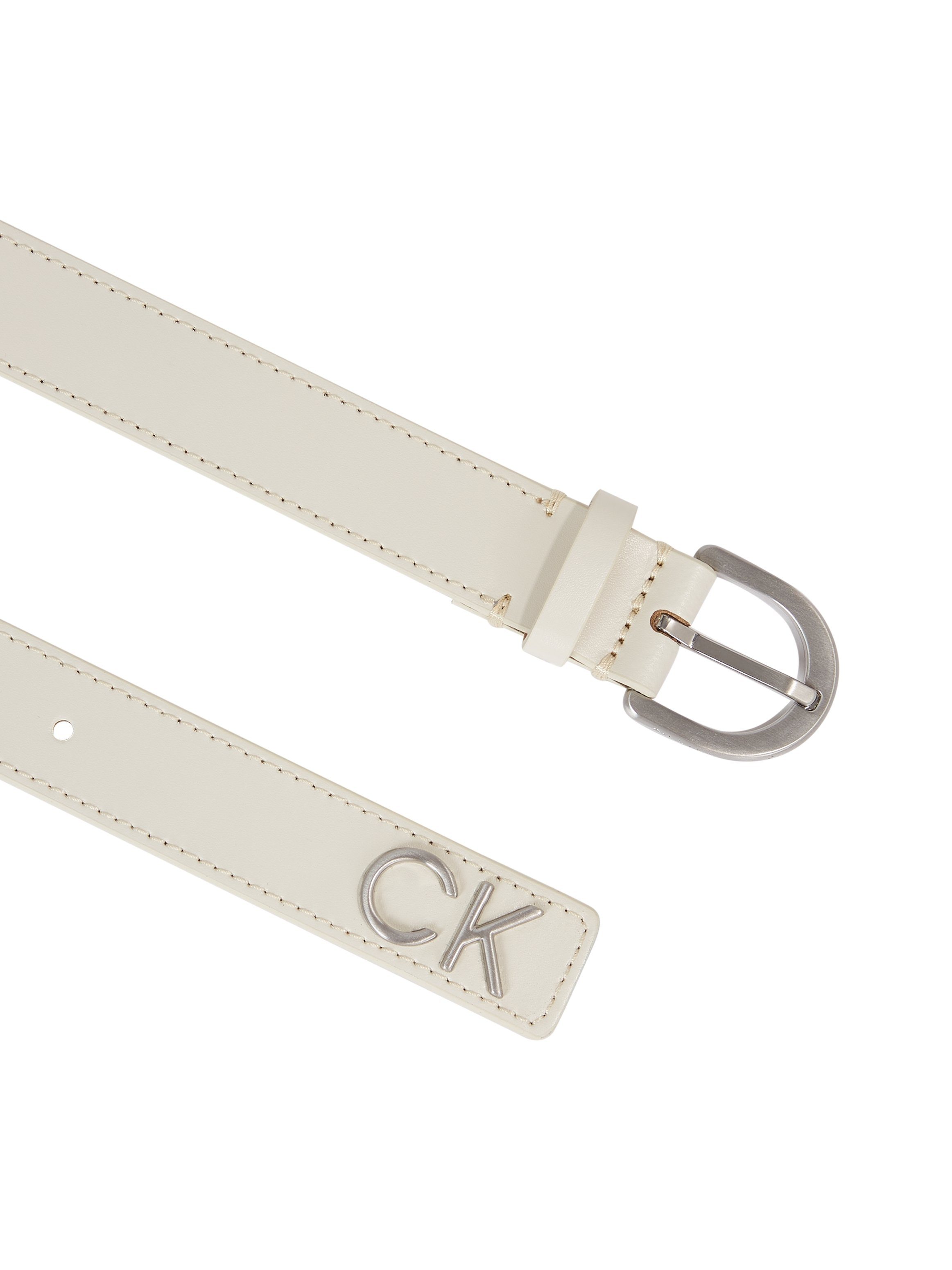 Calvin Klein Leren riem RE-LOCK RND BCKL BLT W/TIP 25MM