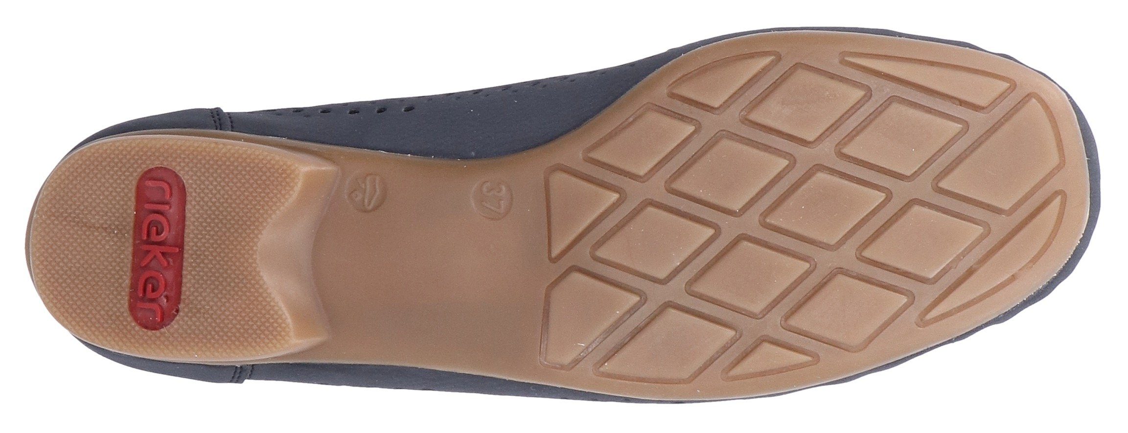 Rieker Mocassins Slipper, zomerschoen met mooie siergesp