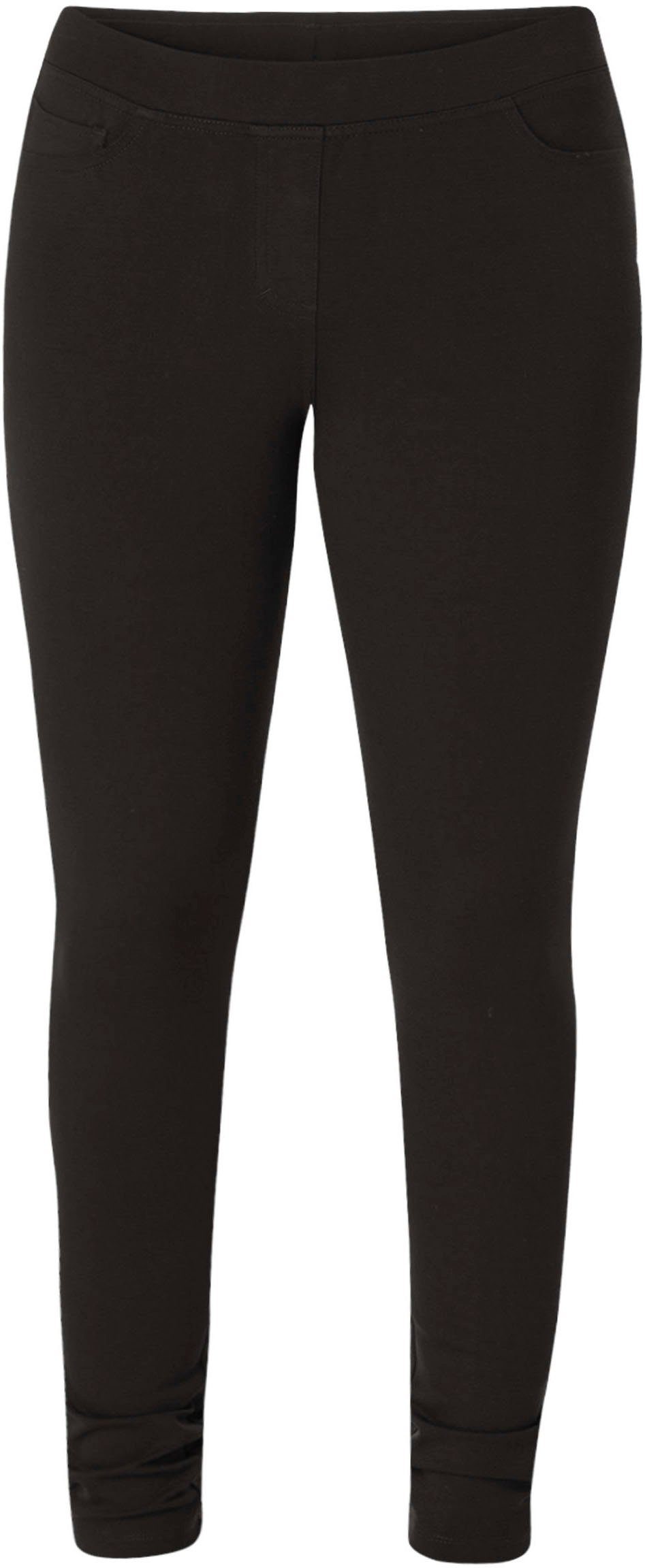 Base Level Curvy Jeggings Arnika met badge