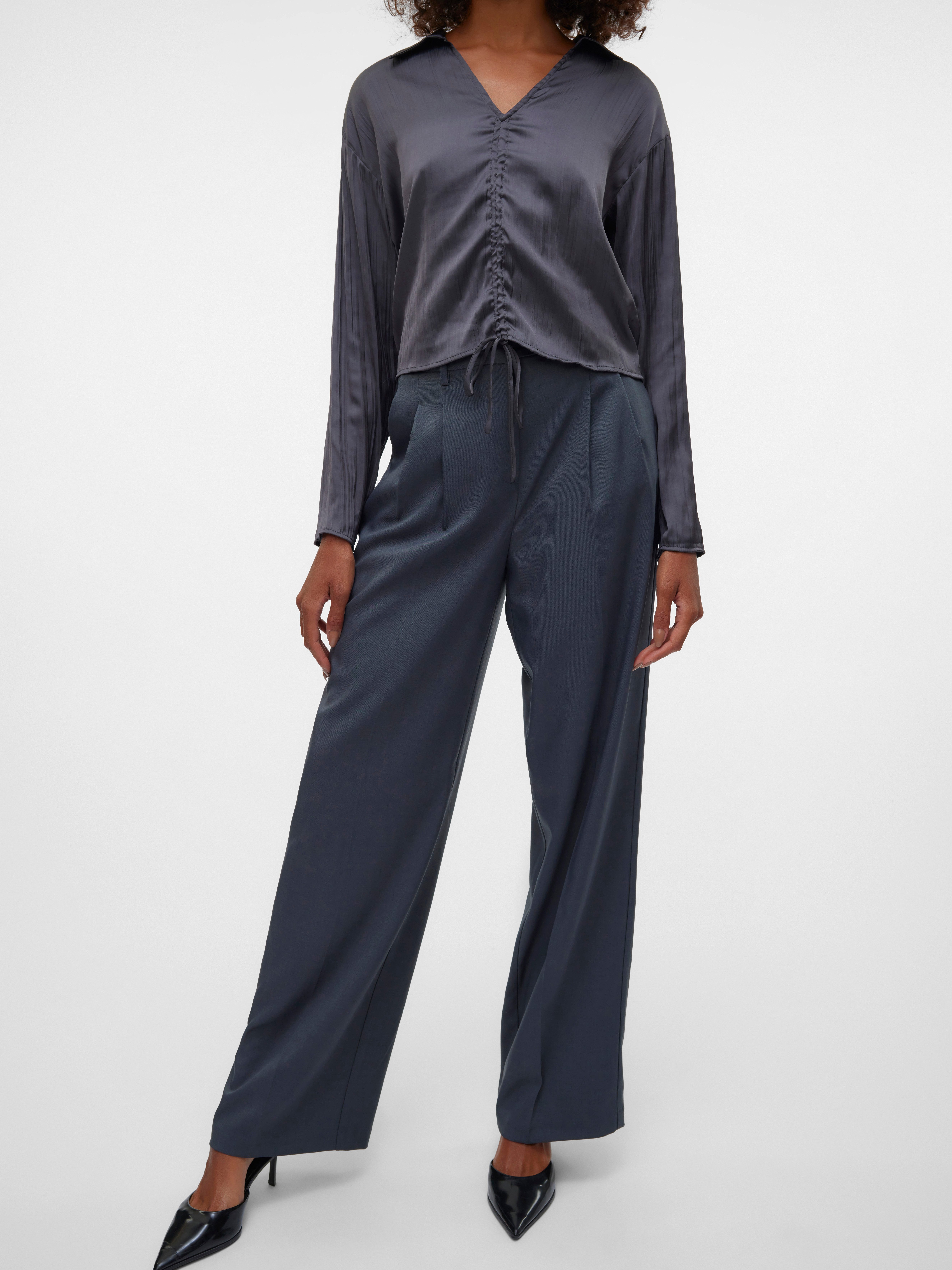 Vero Moda Pantalon VMRITA MW WIDE DAD PANT NOOS