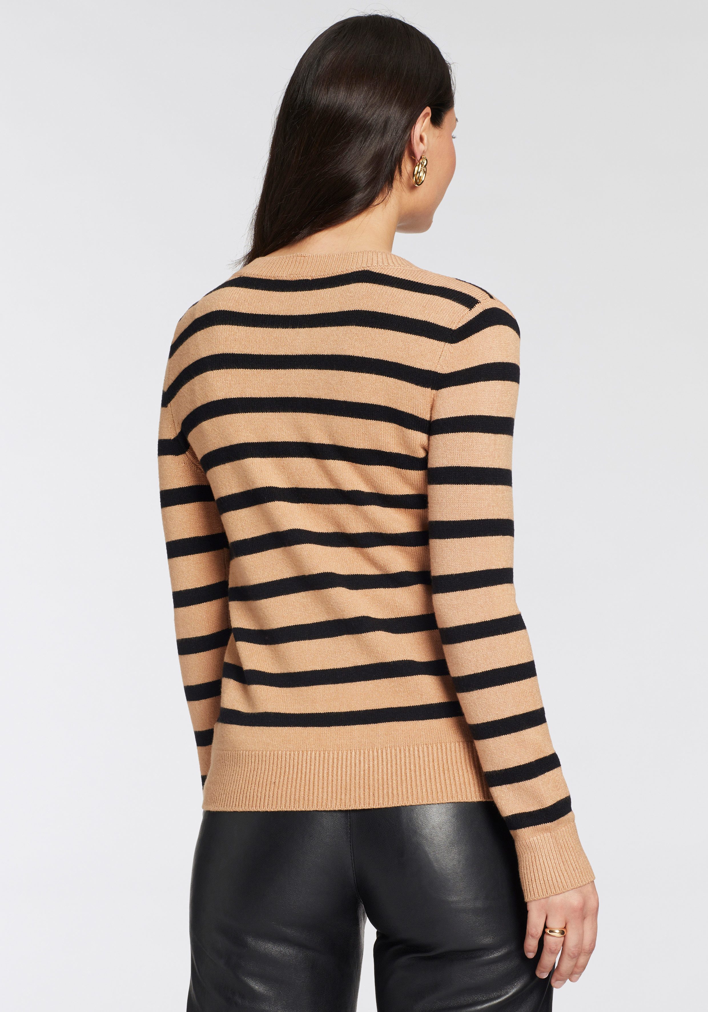 HECHTER PARIS Vest met contraststrepen - nieuwe collectie
