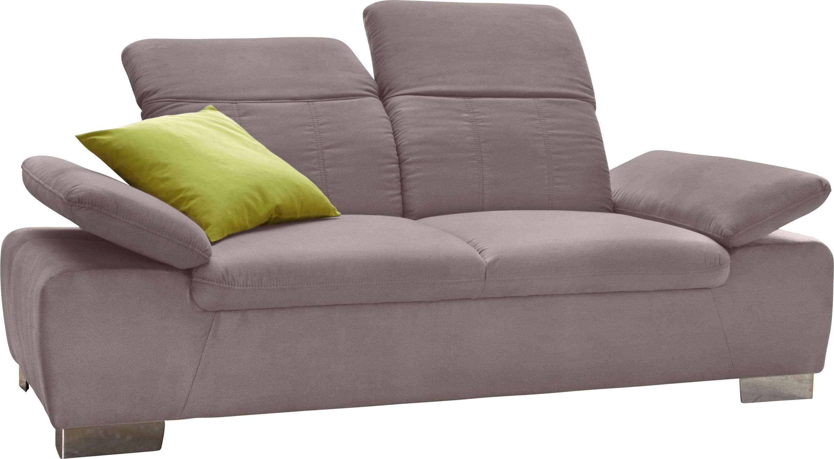 DOMO collection 2-zitsbank Milan met verstelbare rugleuning