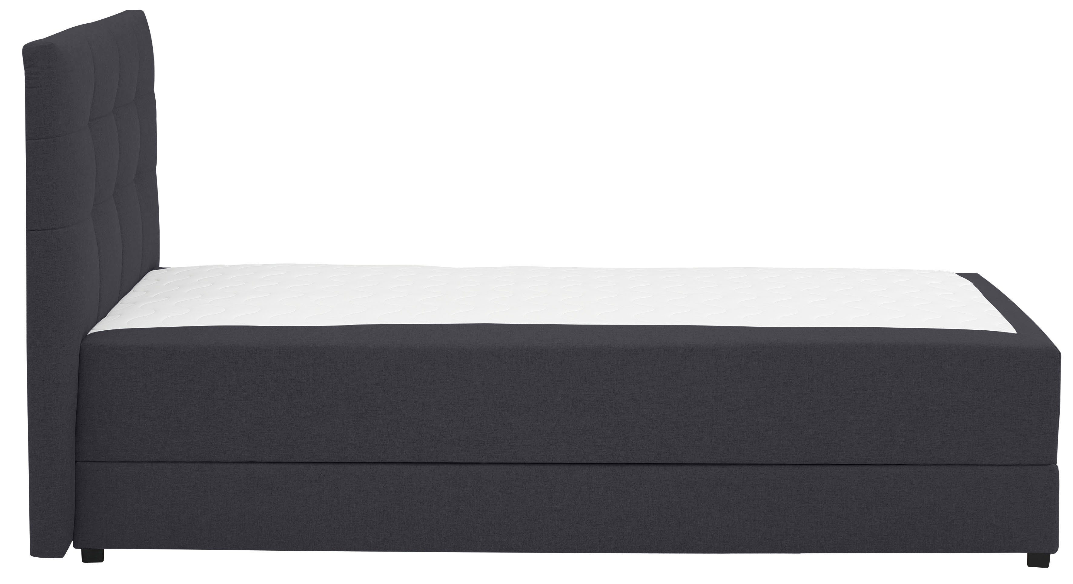 Lüttenhütt Boxspring Mieke incl. bedkist en topmatras, bekleding geïmpregneerd, 2 breedtes