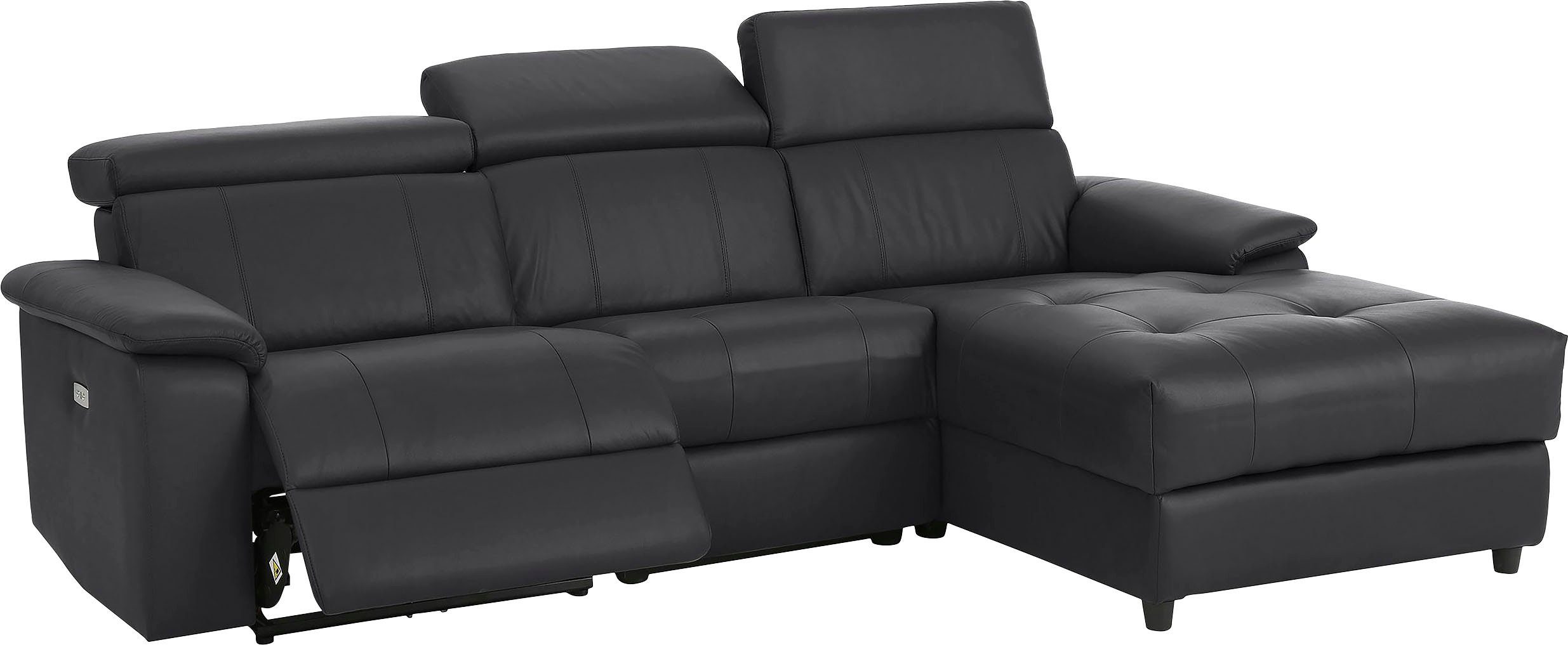 Home affaire Hoekbank Binado, L-vorm, met handmatige of elektrische relaxfunctie met usb-aansluiting