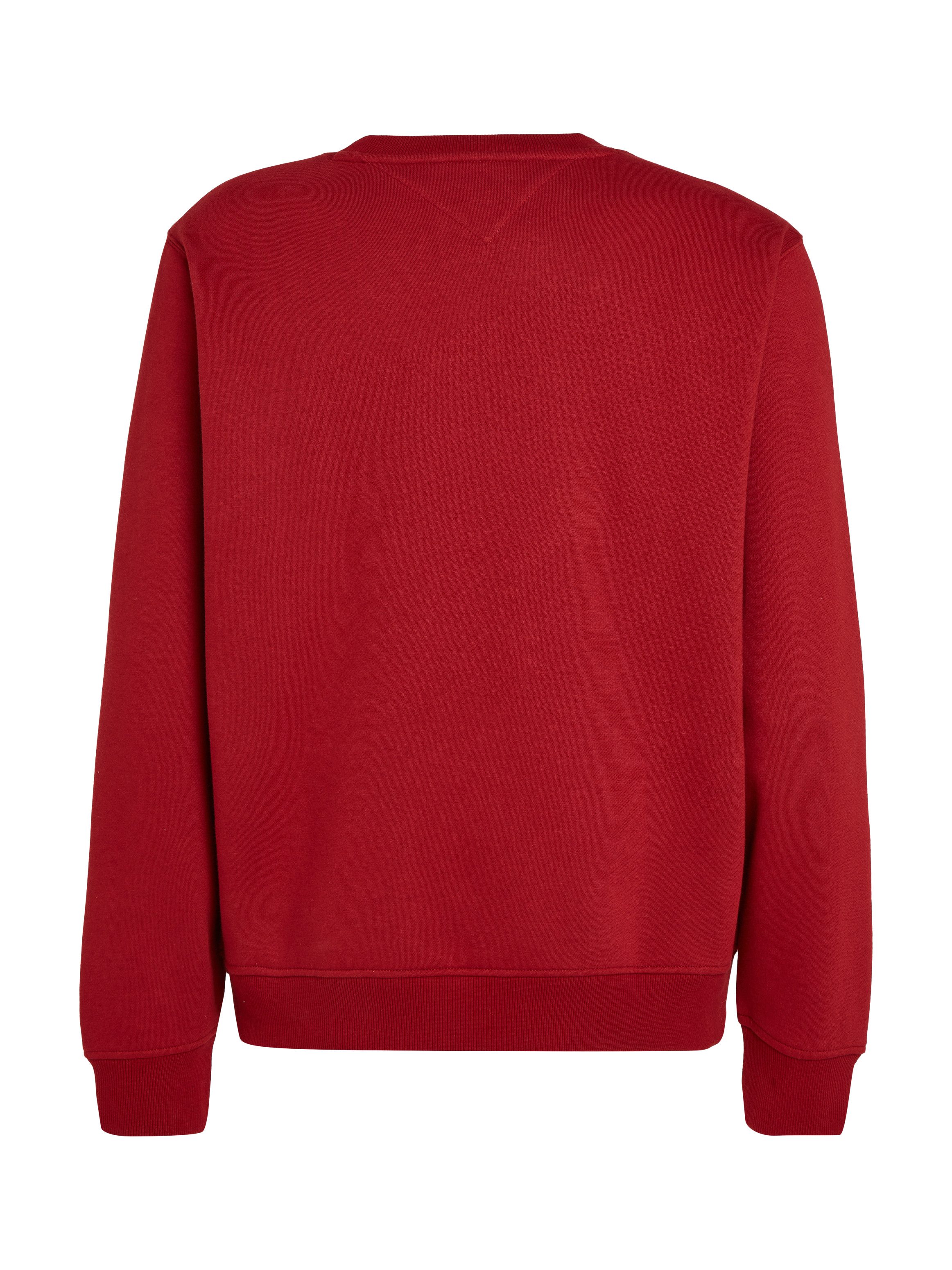 TOMMY JEANS Sweatshirt TJM REG S FLAG CREW met geborduurd merklogo op borsthoogte