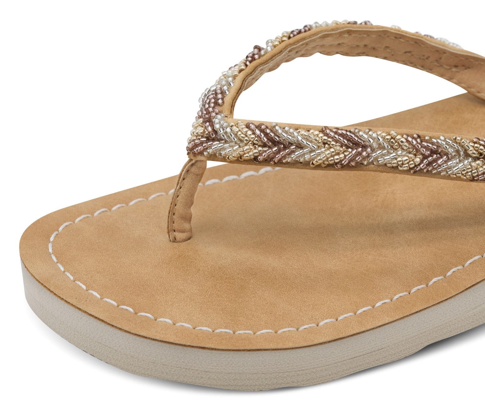 Tamaris Teenslippers , zomerschoen, slippers, strandschoen in vlechtlook