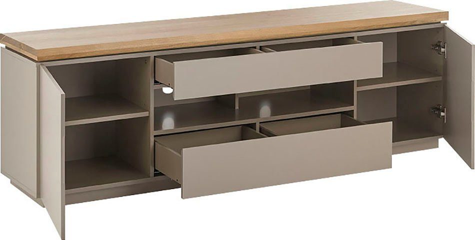 MCA furniture Tv-meubel PALAMOS Lowboard Deuren met demping/ soft-close