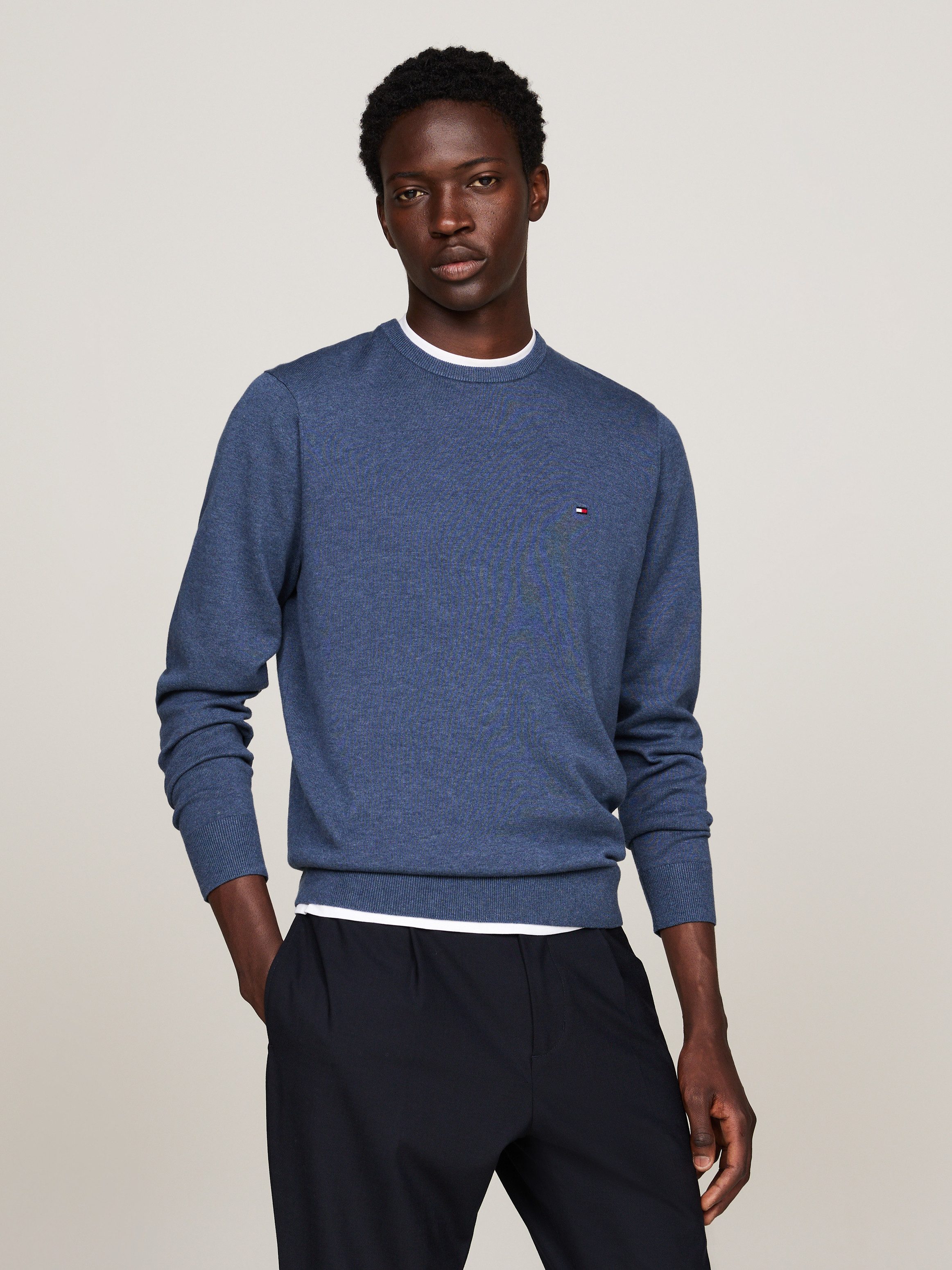 Tommy Hilfiger Trui met ronde hals ESSENTIAL COTTON CREW NECK