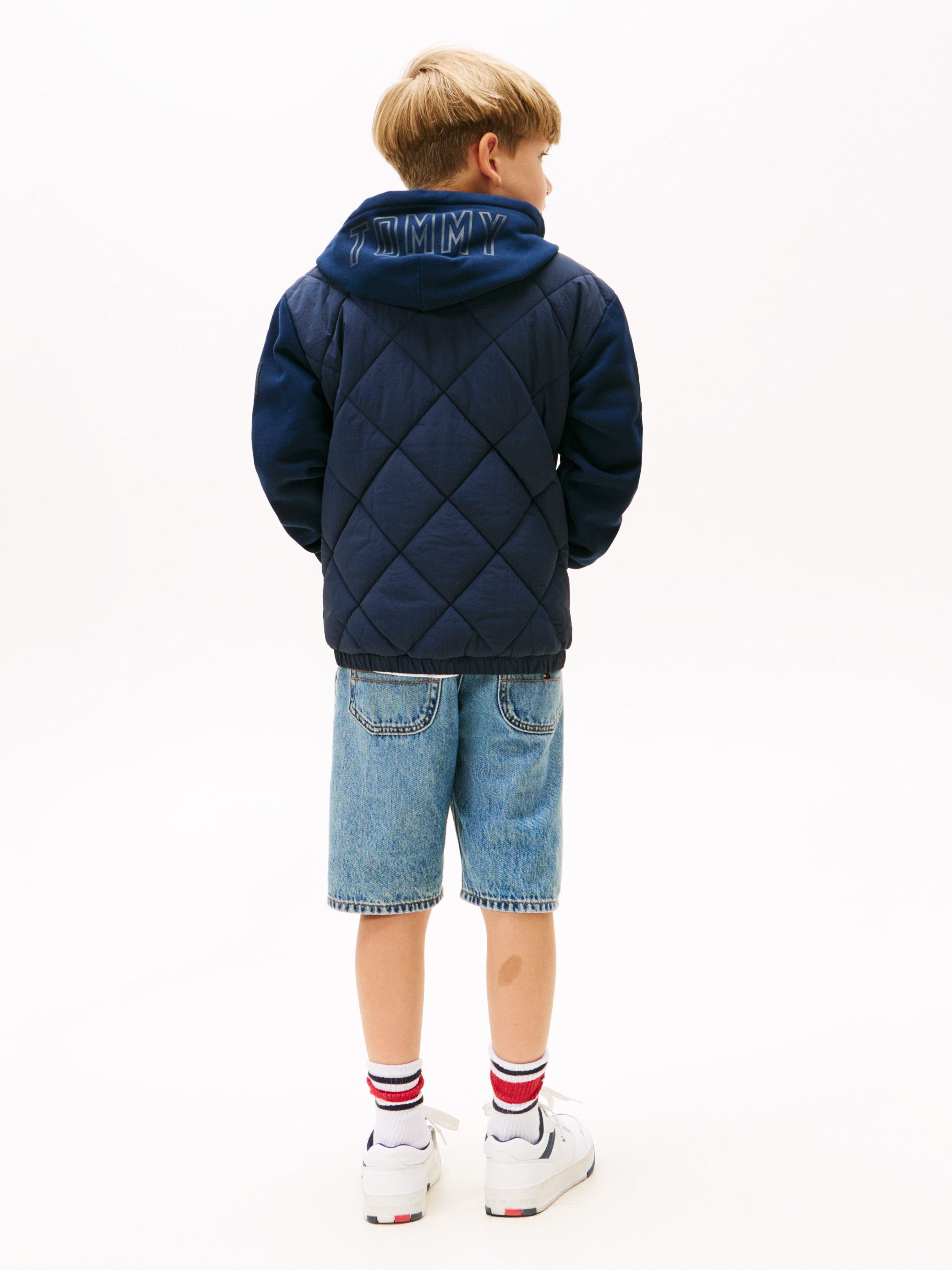 Tommy Hilfiger Gewatteerde jas MIX MEDIA QUILTED JACKET