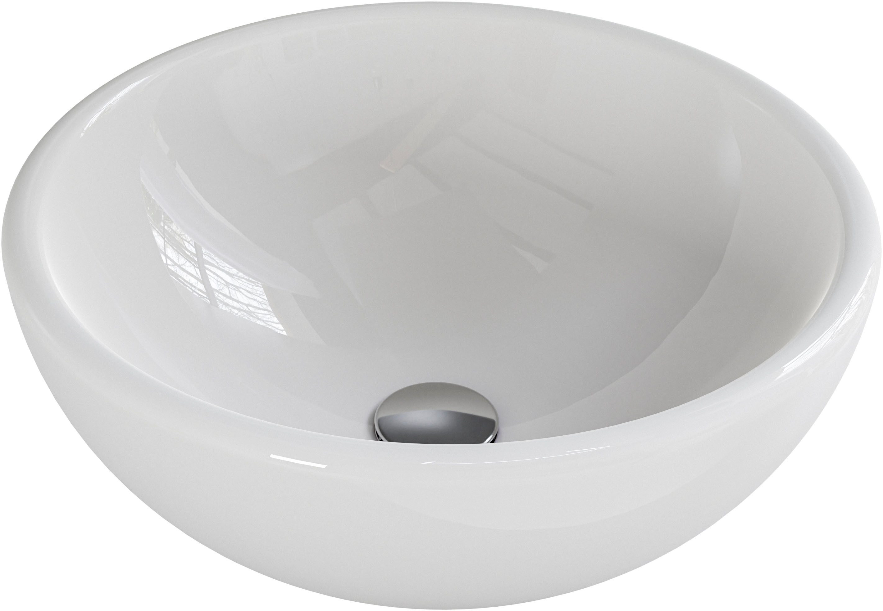 Saphir Wastafelonderkast Serie 6915 wastafel met onderkast voor gastenbadkamer, tweede toilet (3-delig)