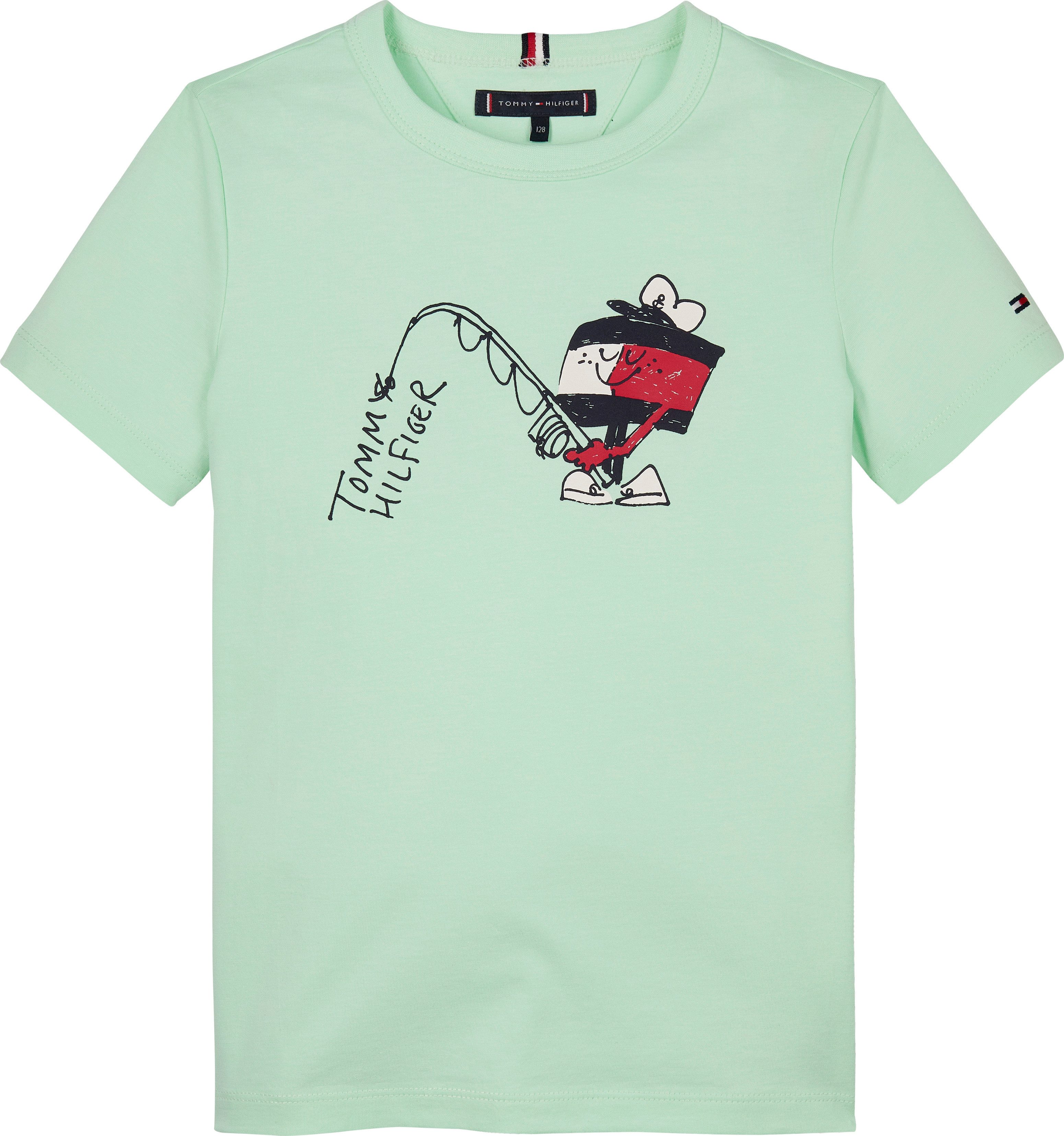 Tommy Hilfiger T-shirt FLAG FUN TEE SS met grafisch logo