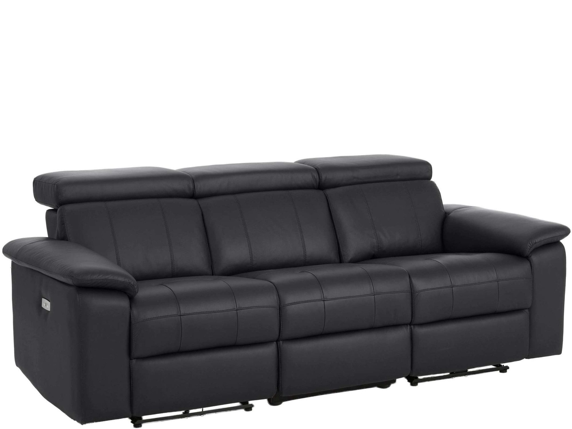 Home affaire 3-zitsbank Binado met handmatige of elektrische relaxfunctie met usb-aansluiting