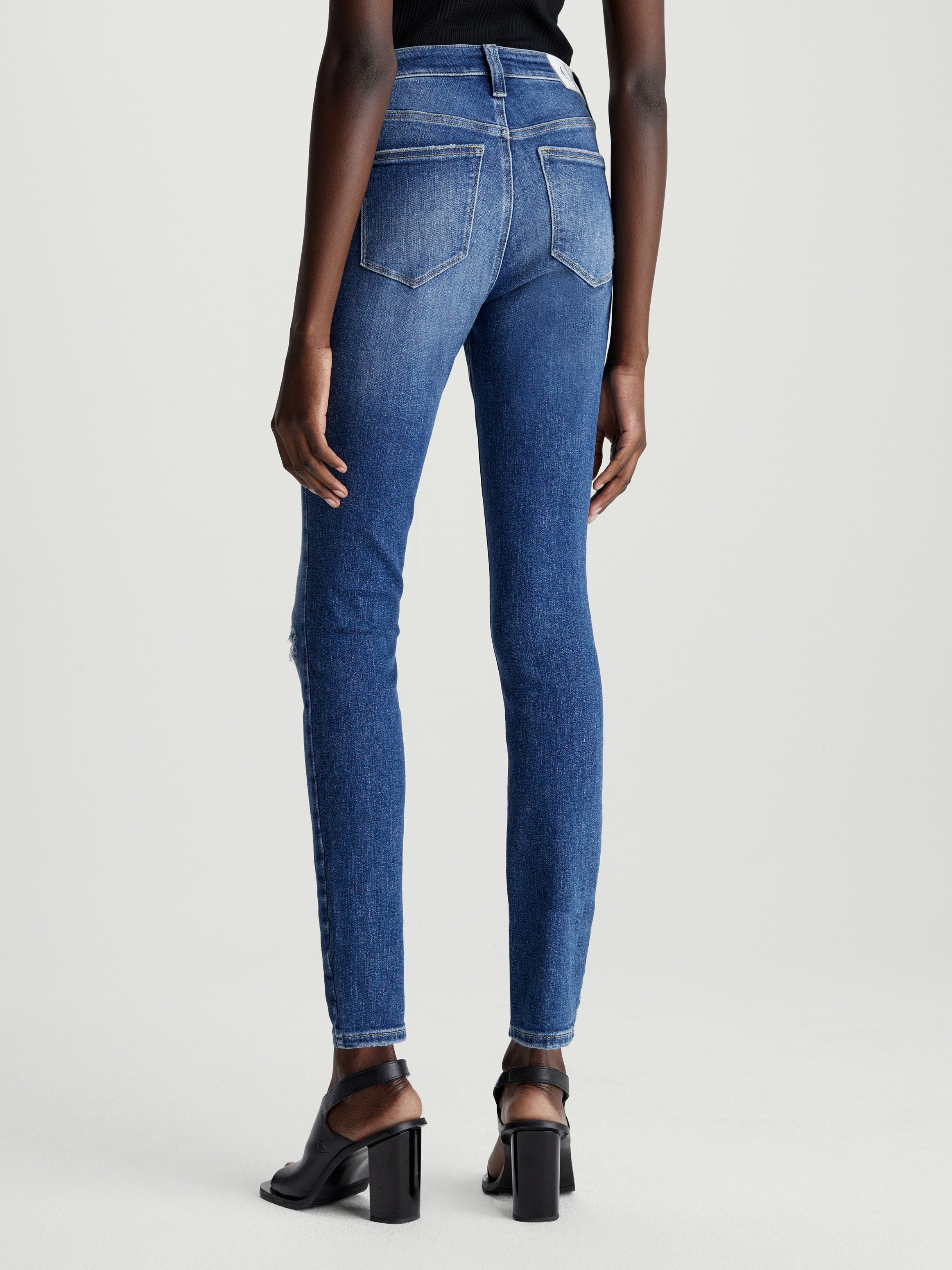 Calvin Klein Skinny fit jeans High rise skinny in een klassiek 5-pocketsmodel