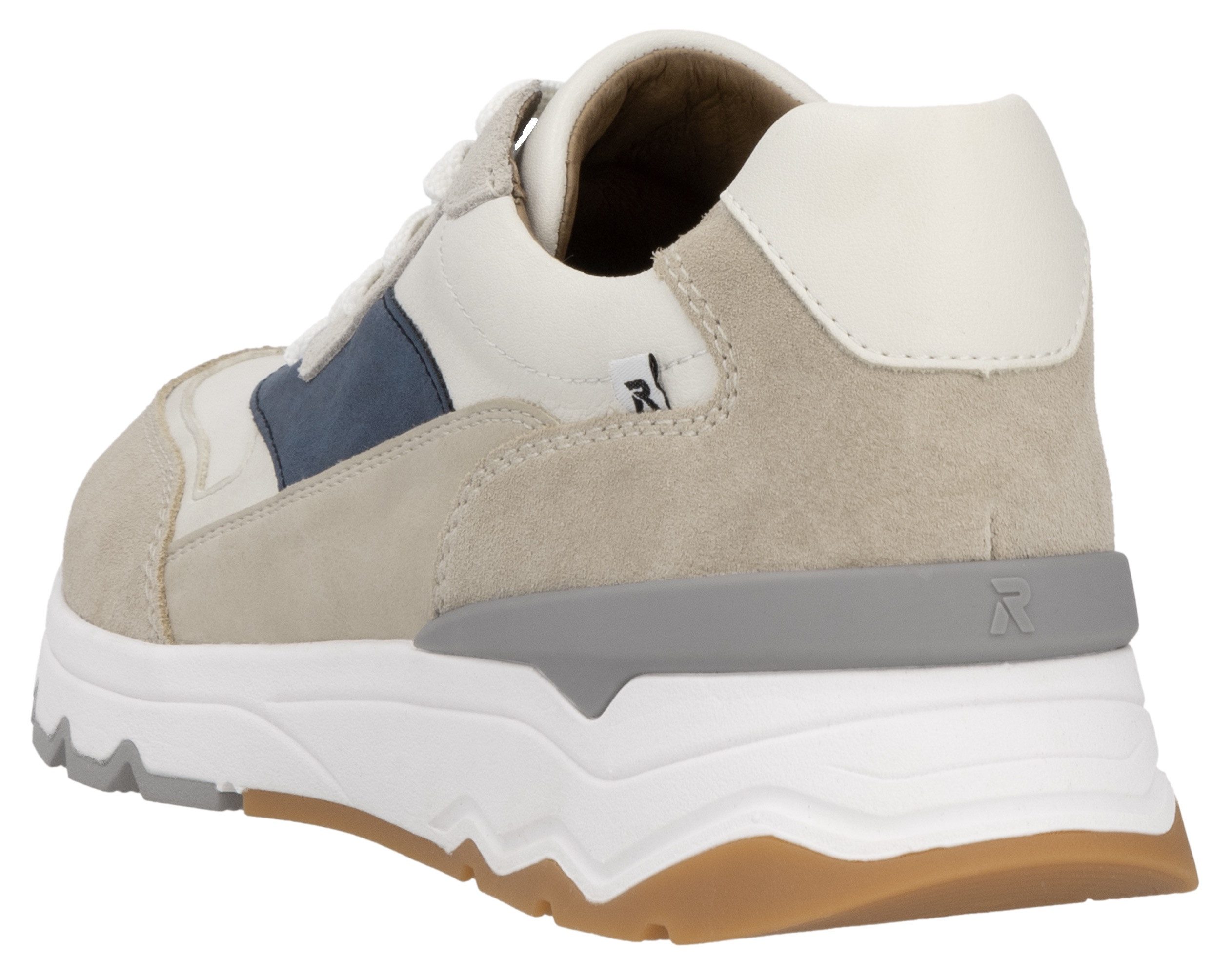 RIEKER Sport Sneakers veterschoen, lage schoen, vrijetijdsschoen met schachtversteviging