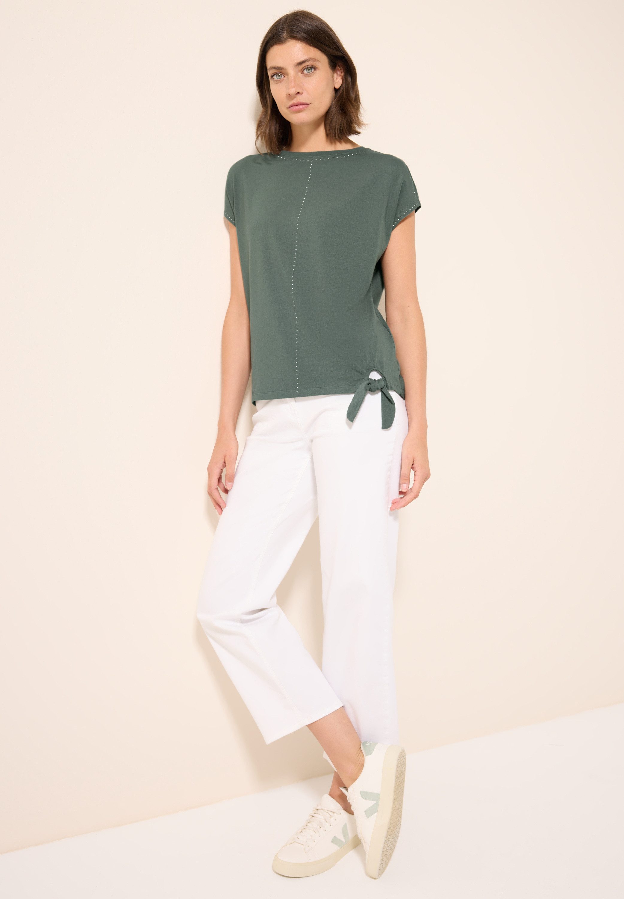 Cecil T-shirt met siersteentjes