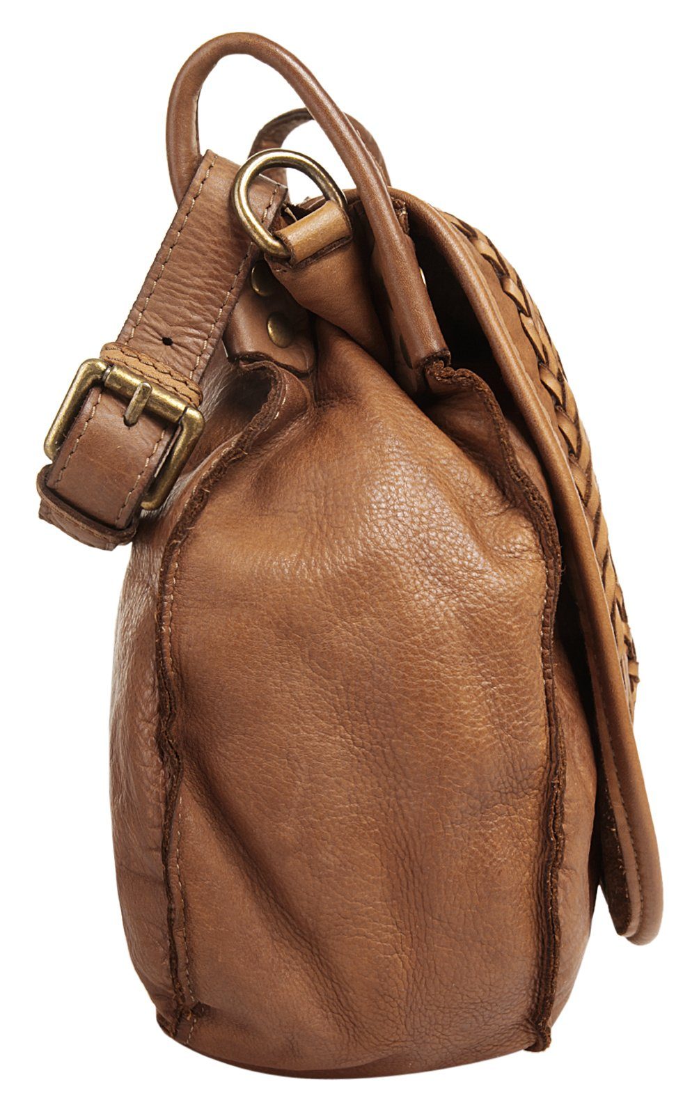 Samantha Look Schoudertas echt leer, made in italy