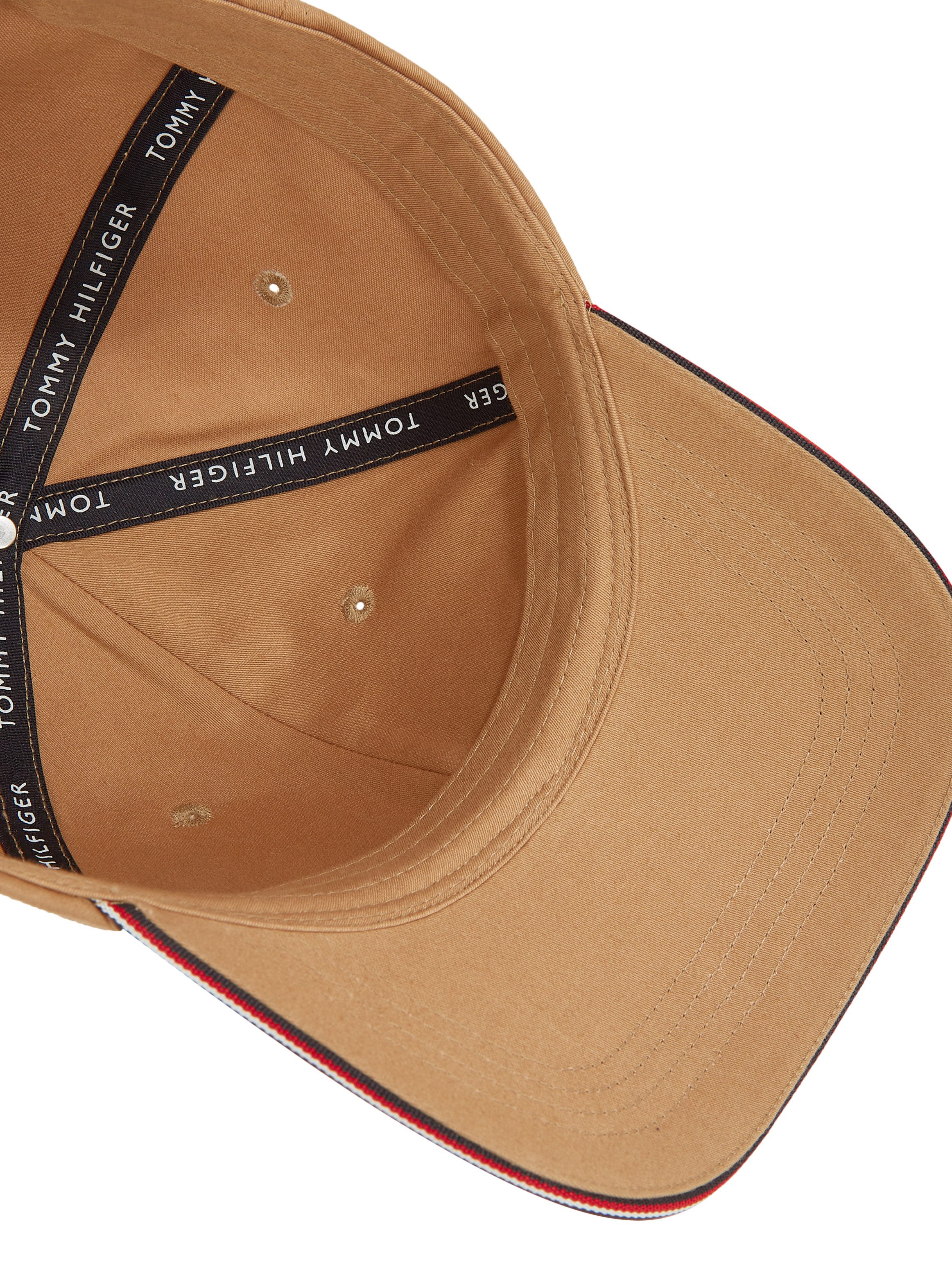Tommy Hilfiger Baseballcap TH CORPORATE COTTON 6 PANEL CAP met subtiele logo-pin boven het schild