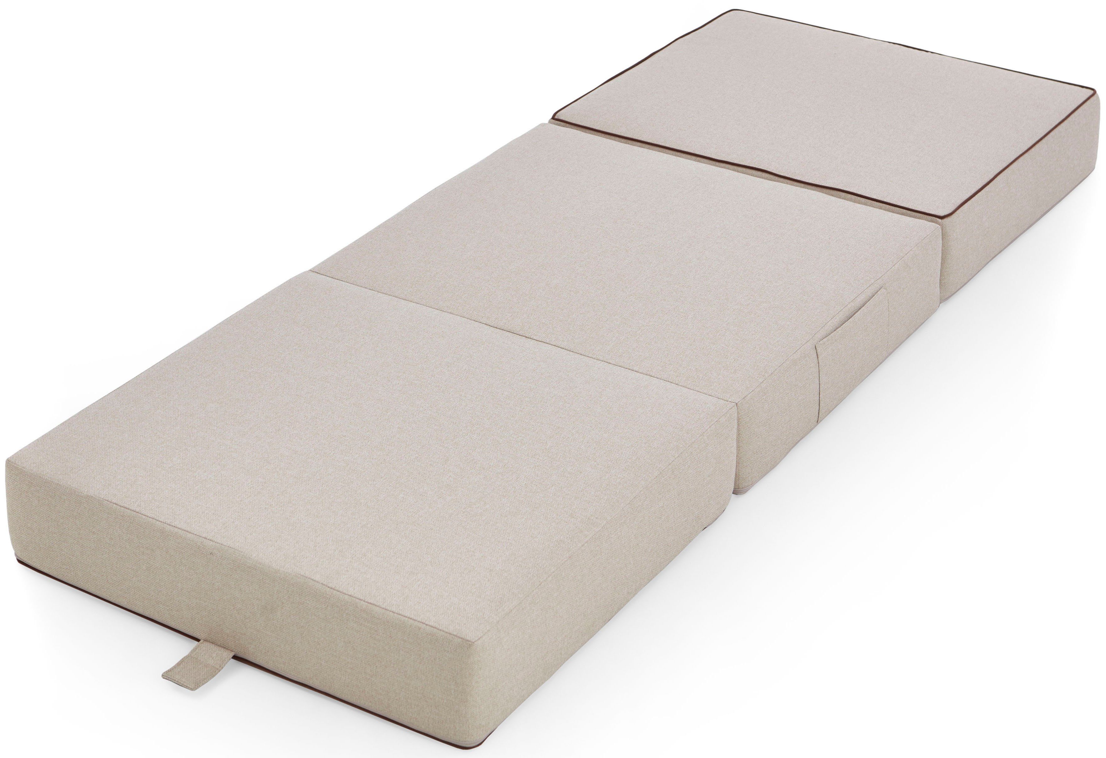 ATLANTIC home collection Fauteuil Larry Fauteuil als opvouwbaar matras met slaapfunctie