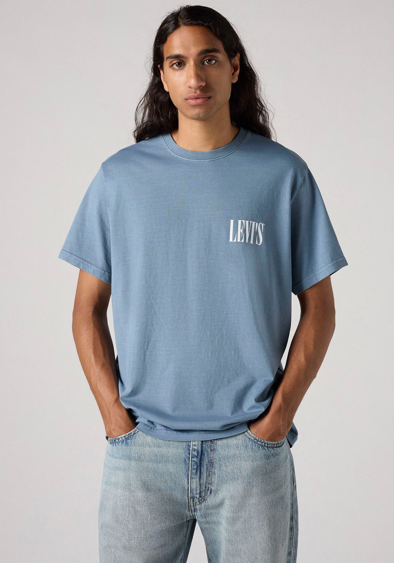 Levi's® T-shirt RELAXED FIT TEE met een logo-opschrift