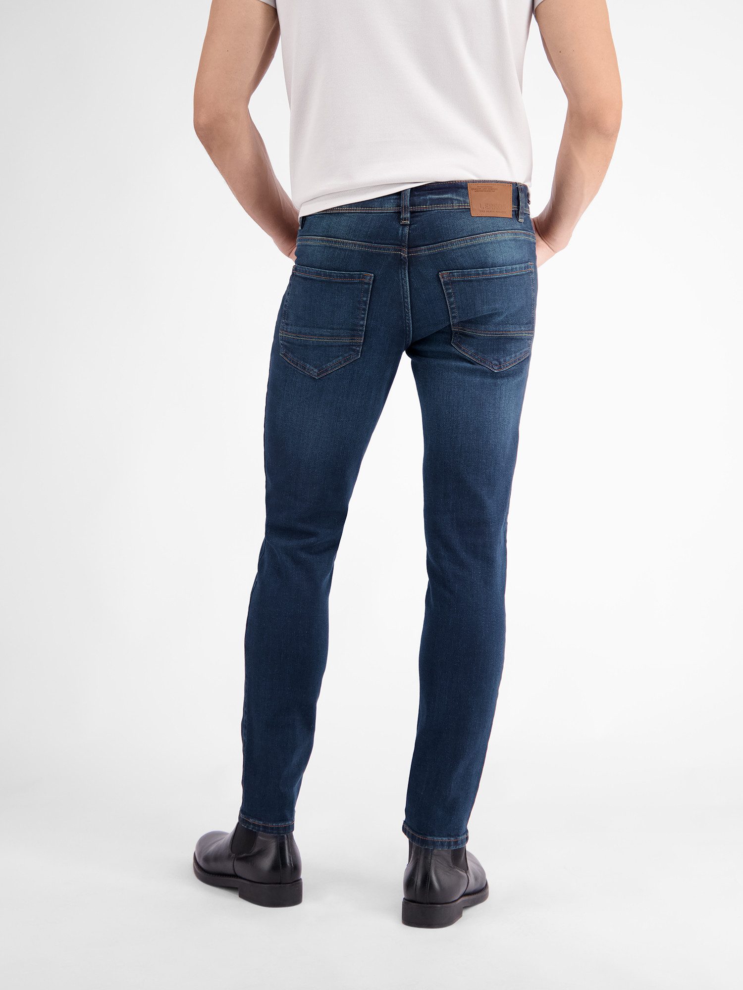 Lerros Five-pocketsbroek LERROS CONLIN 5-Pocket stretch-denim, SLIM FIT, effen CONLIN